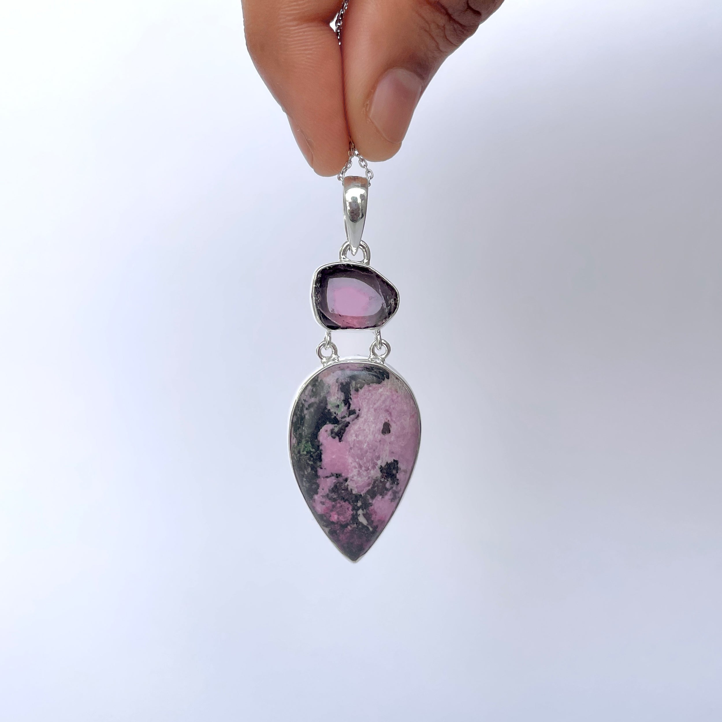Cobalt Calcite Pendant-(CBC-P-107.)
