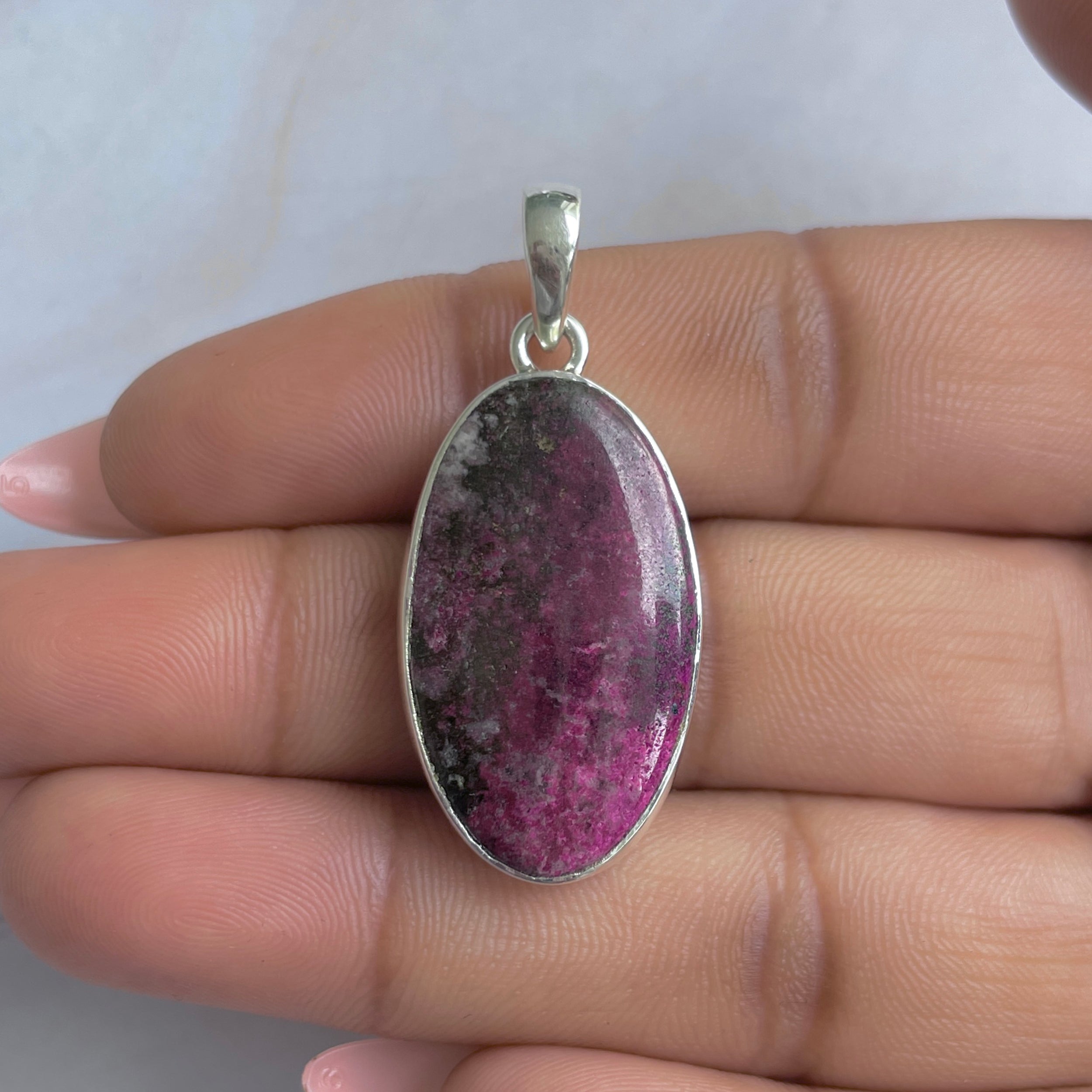 Cobalt Calcite Pendant-(CBC-P-110.)