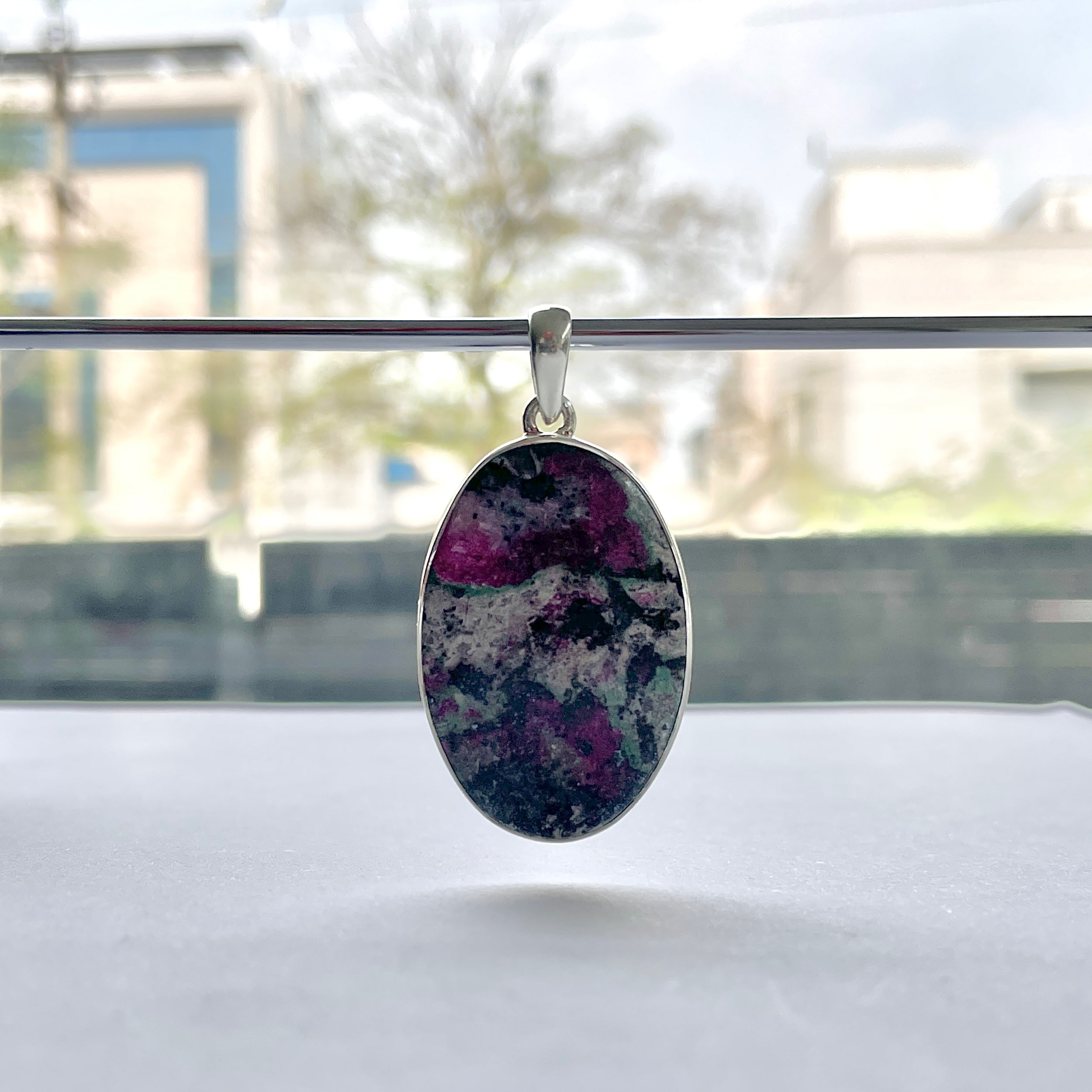 Cobalt Calcite Pendant-(CBC-P-112.)