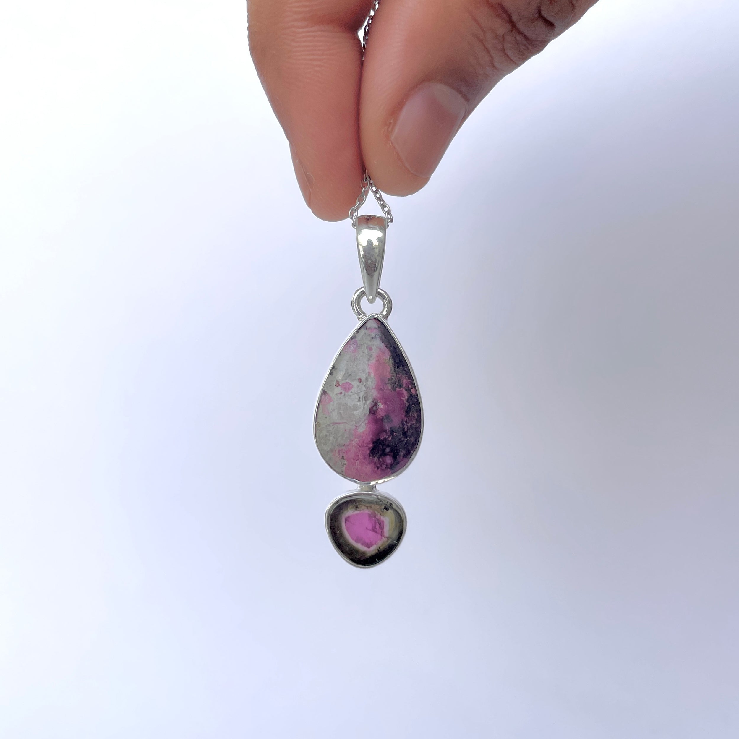 Cobalt Calcite Pendant-(CBC-P-113.)