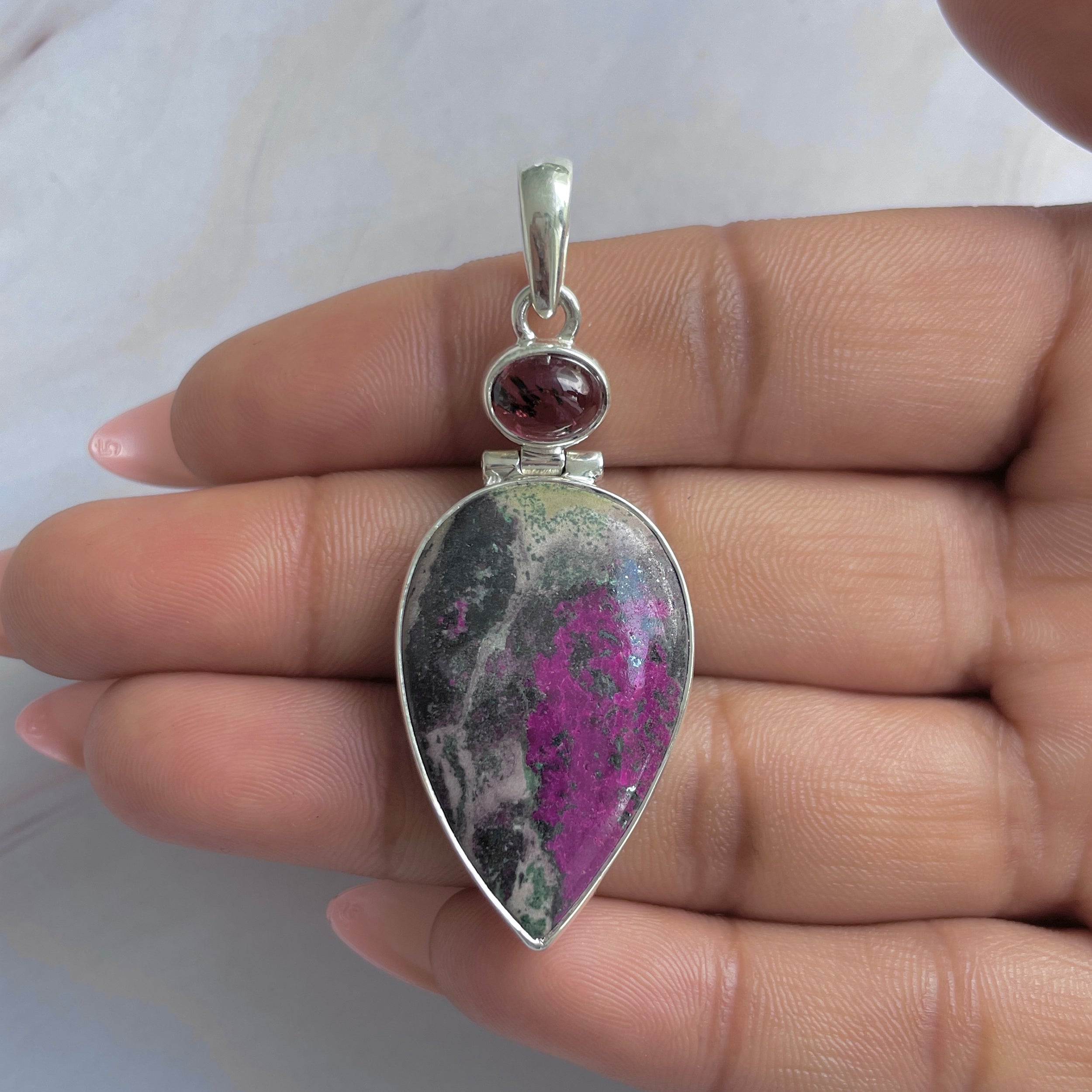 Cobalt Calcite Pendant-(CBC-P-114.)
