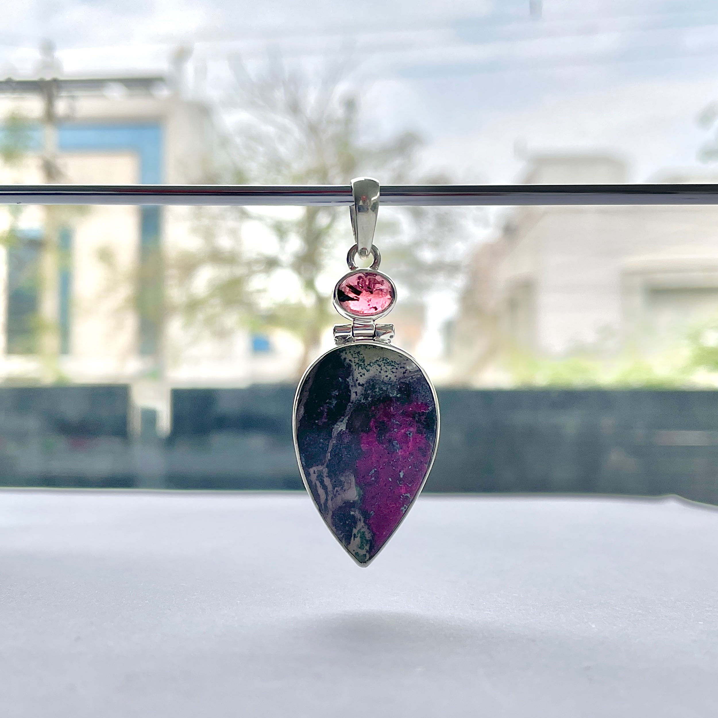 Cobalt Calcite Pendant-(CBC-P-114.)