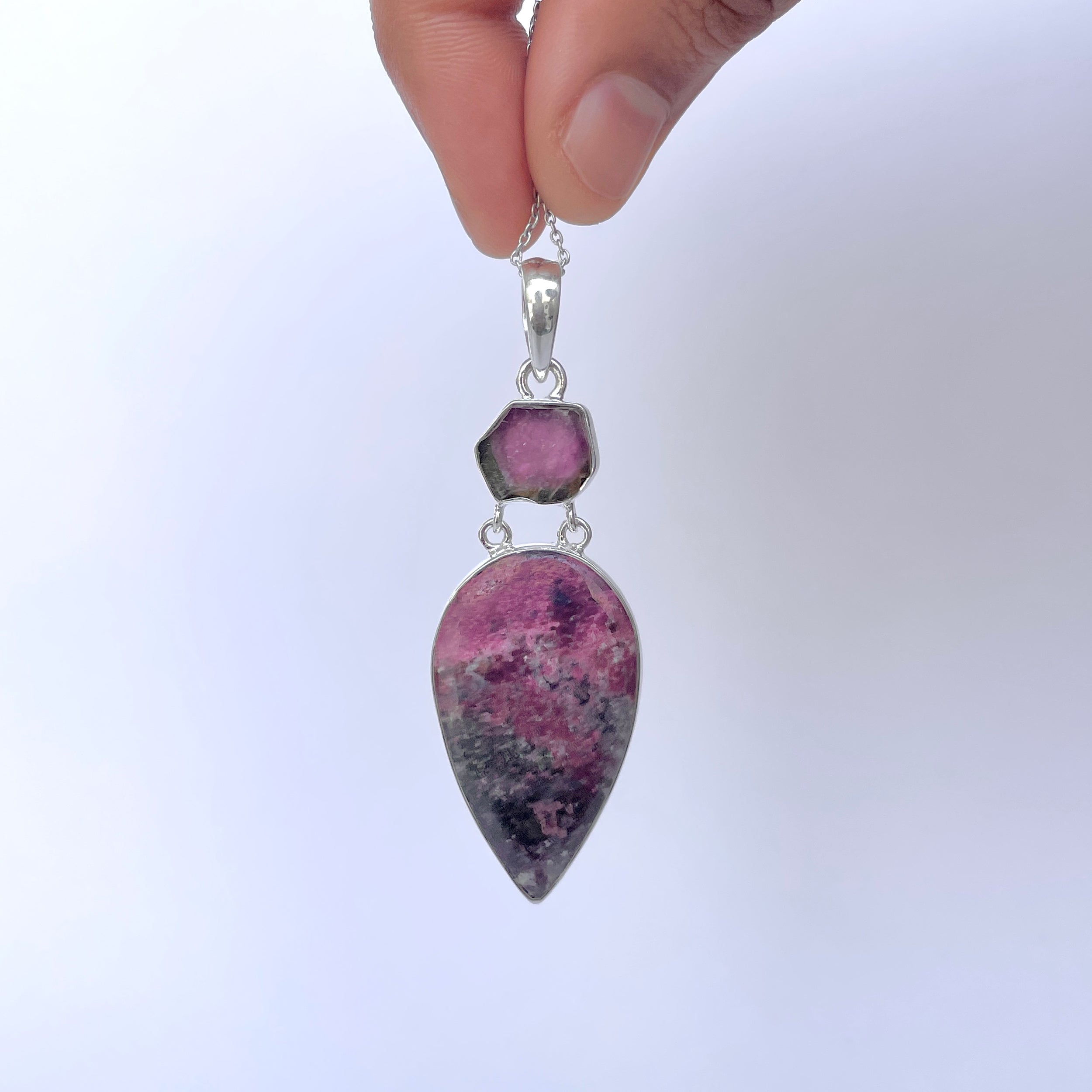 Cobalt Calcite Pendant-(CBC-P-116.)