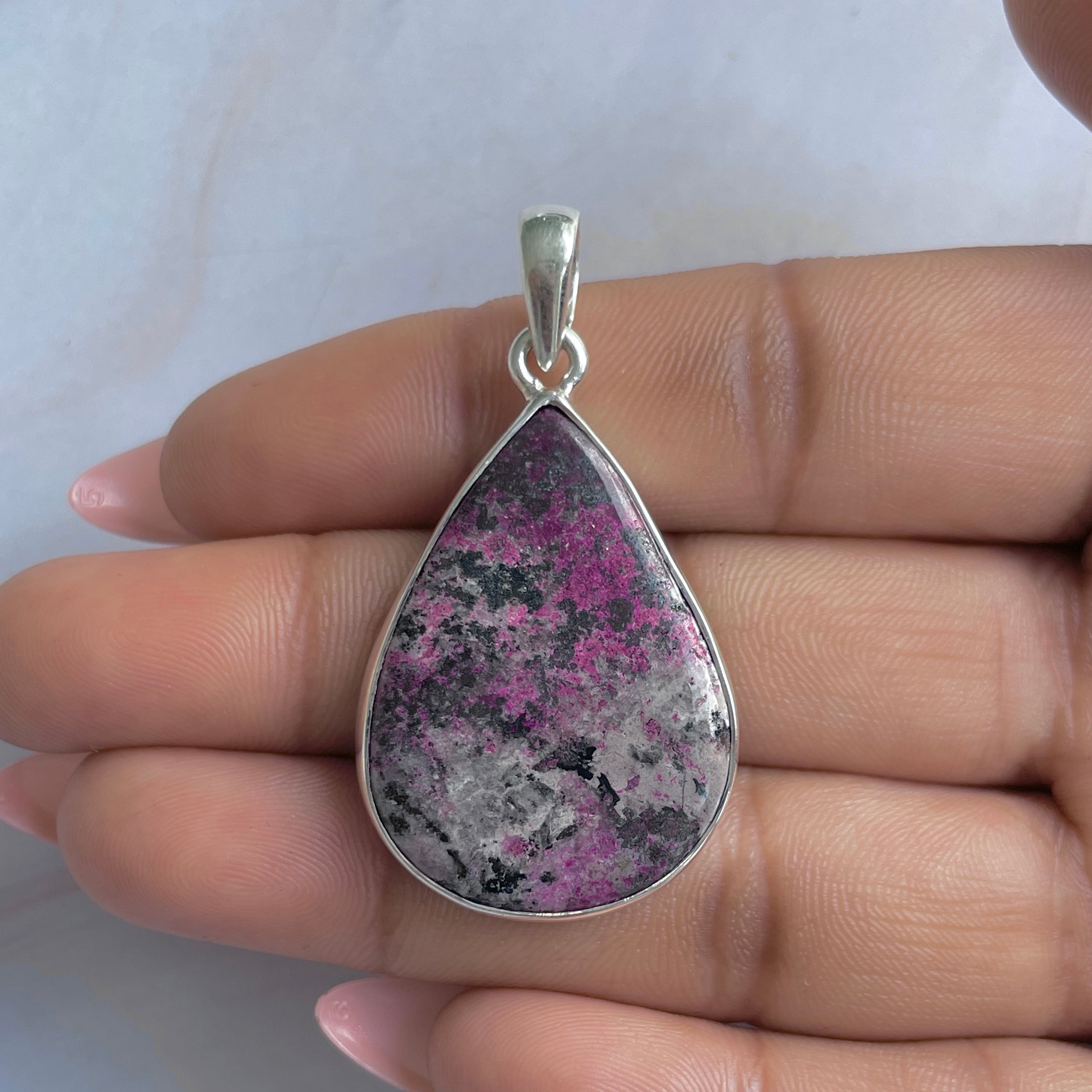 Cobalt Calcite Pendant-(CBC-P-117.)