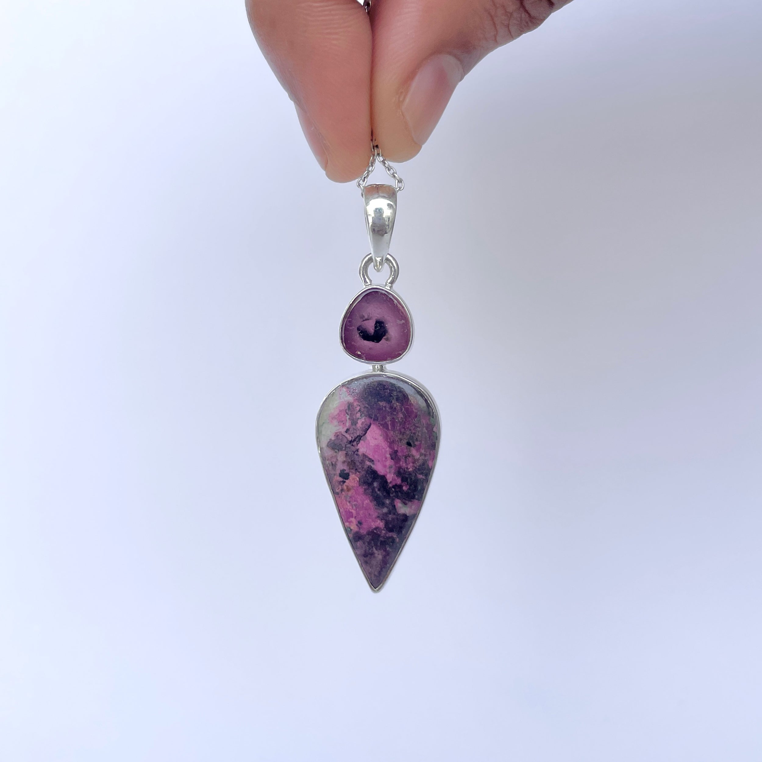 Cobalt Calcite Pendant-(CBC-P-118.)