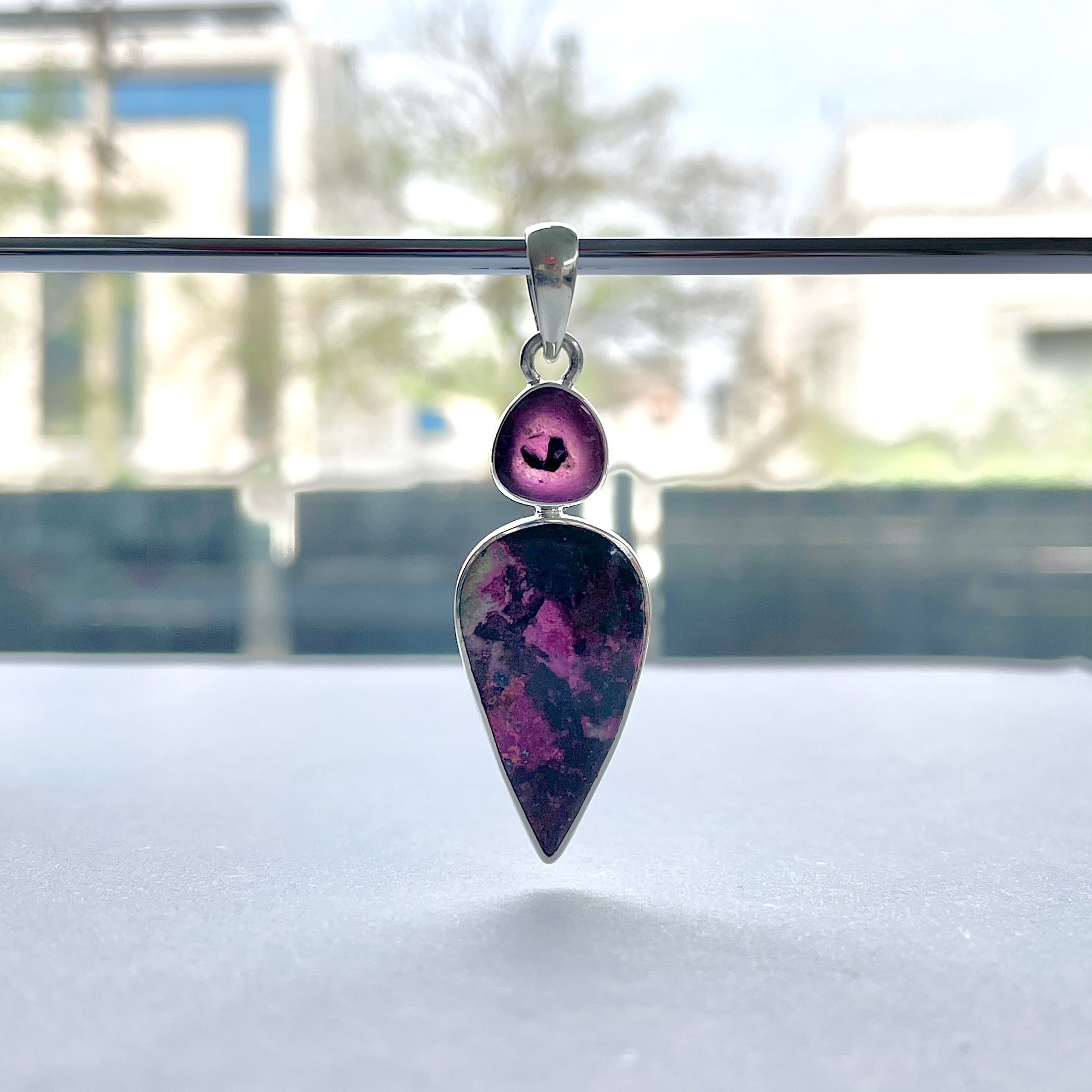 Cobalt Calcite Pendant-(CBC-P-118.)