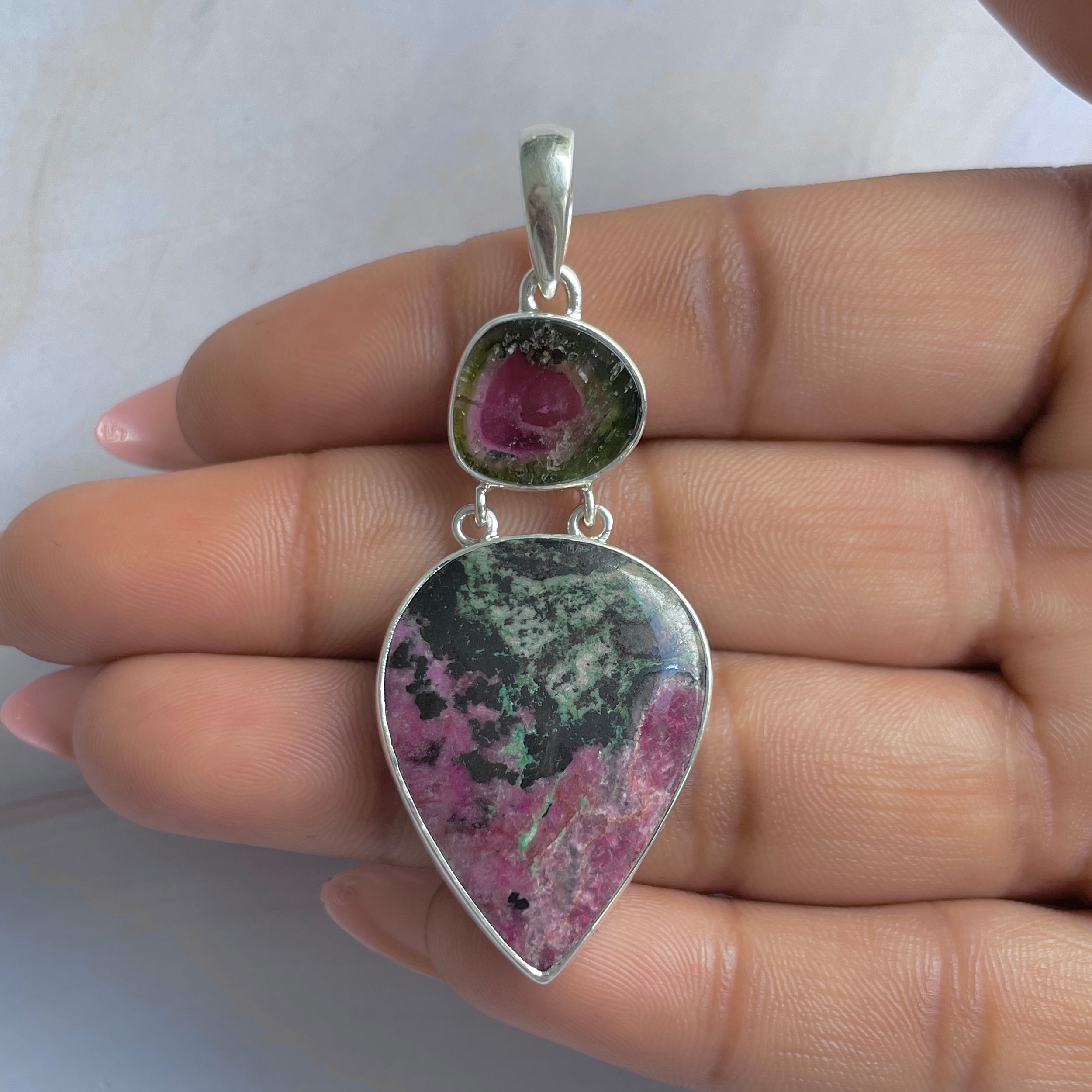 Cobalt Calcite Pendant-(CBC-P-119.)
