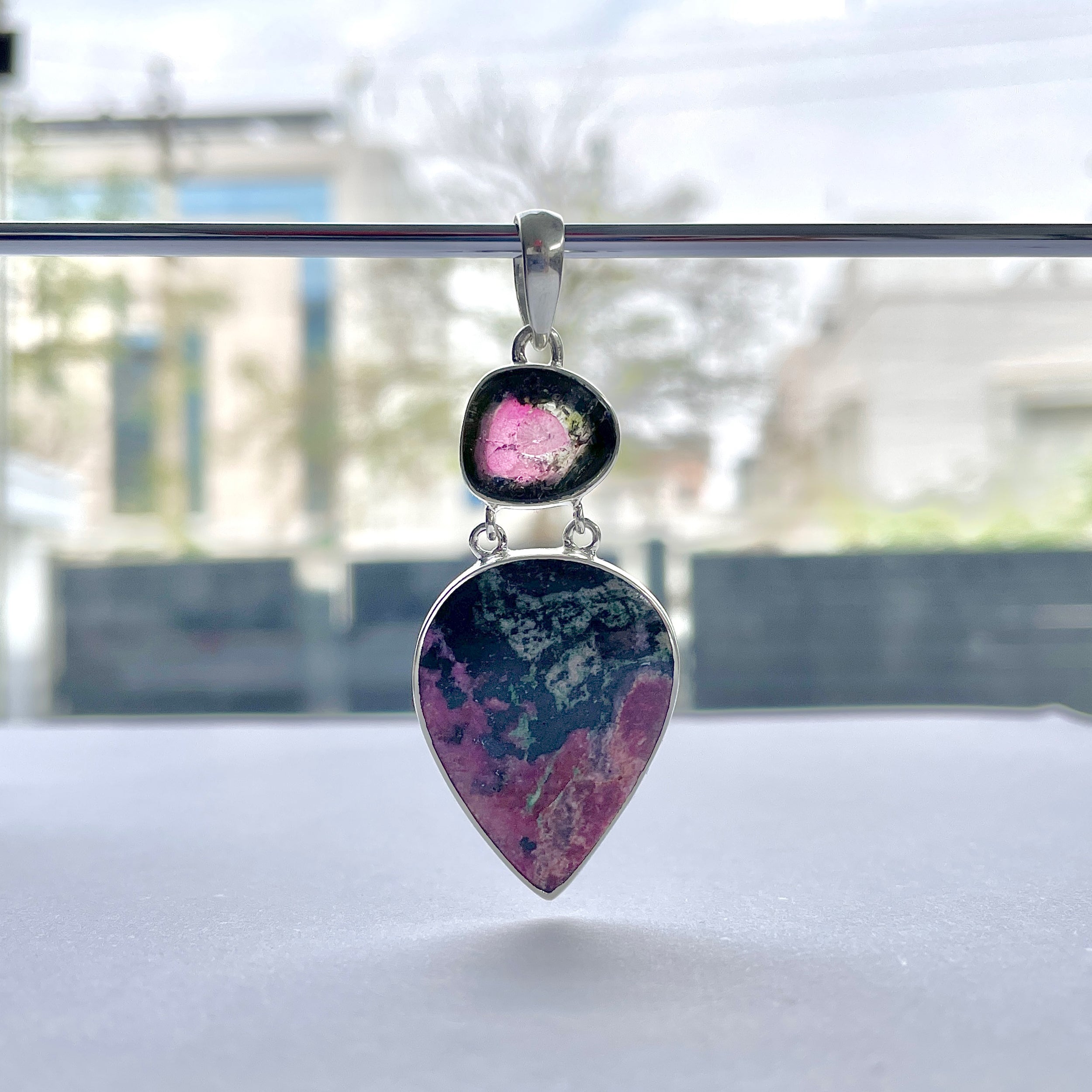 Cobalt Calcite Pendant-(CBC-P-119.)