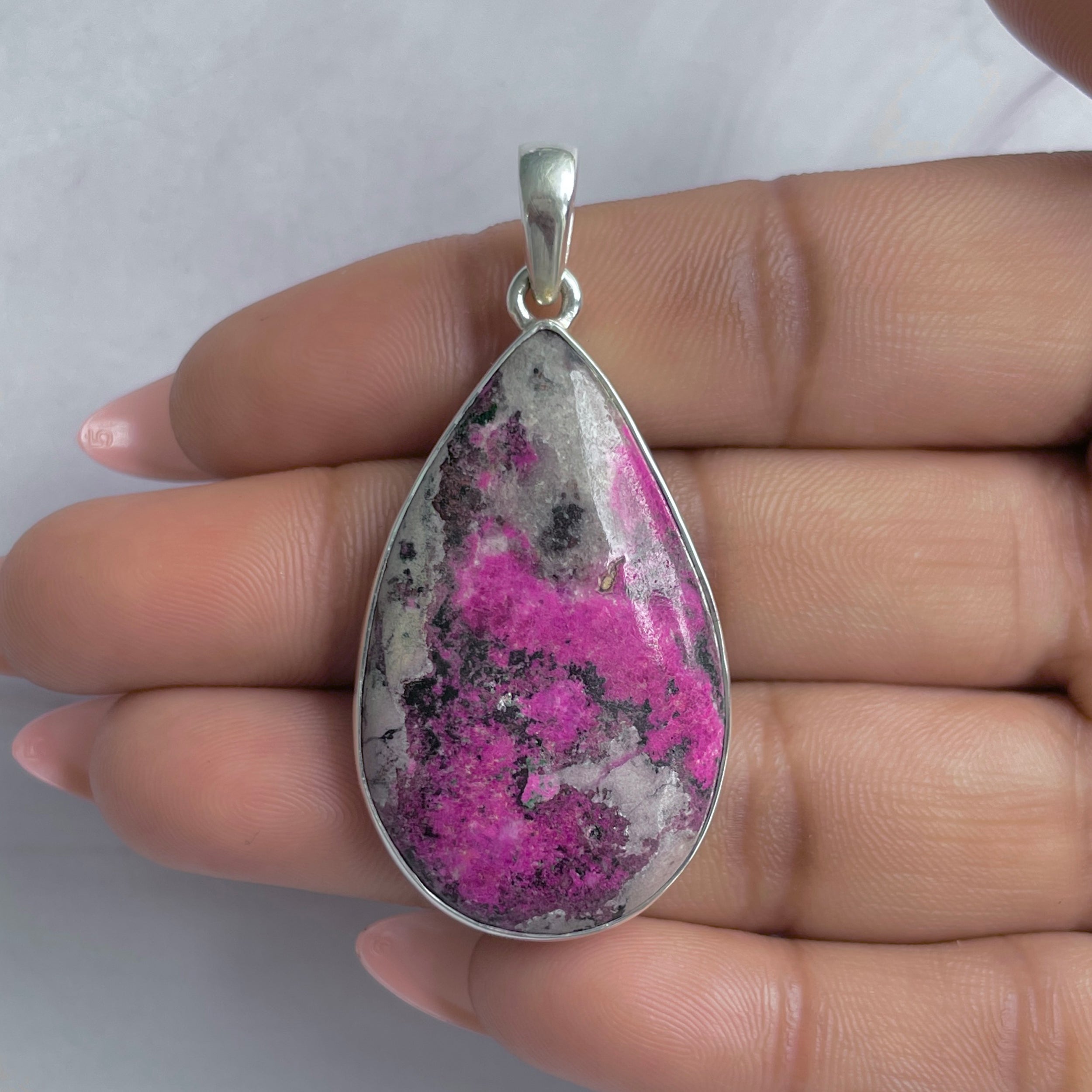 Cobalt Calcite Pendant-(CBC-P-121.)