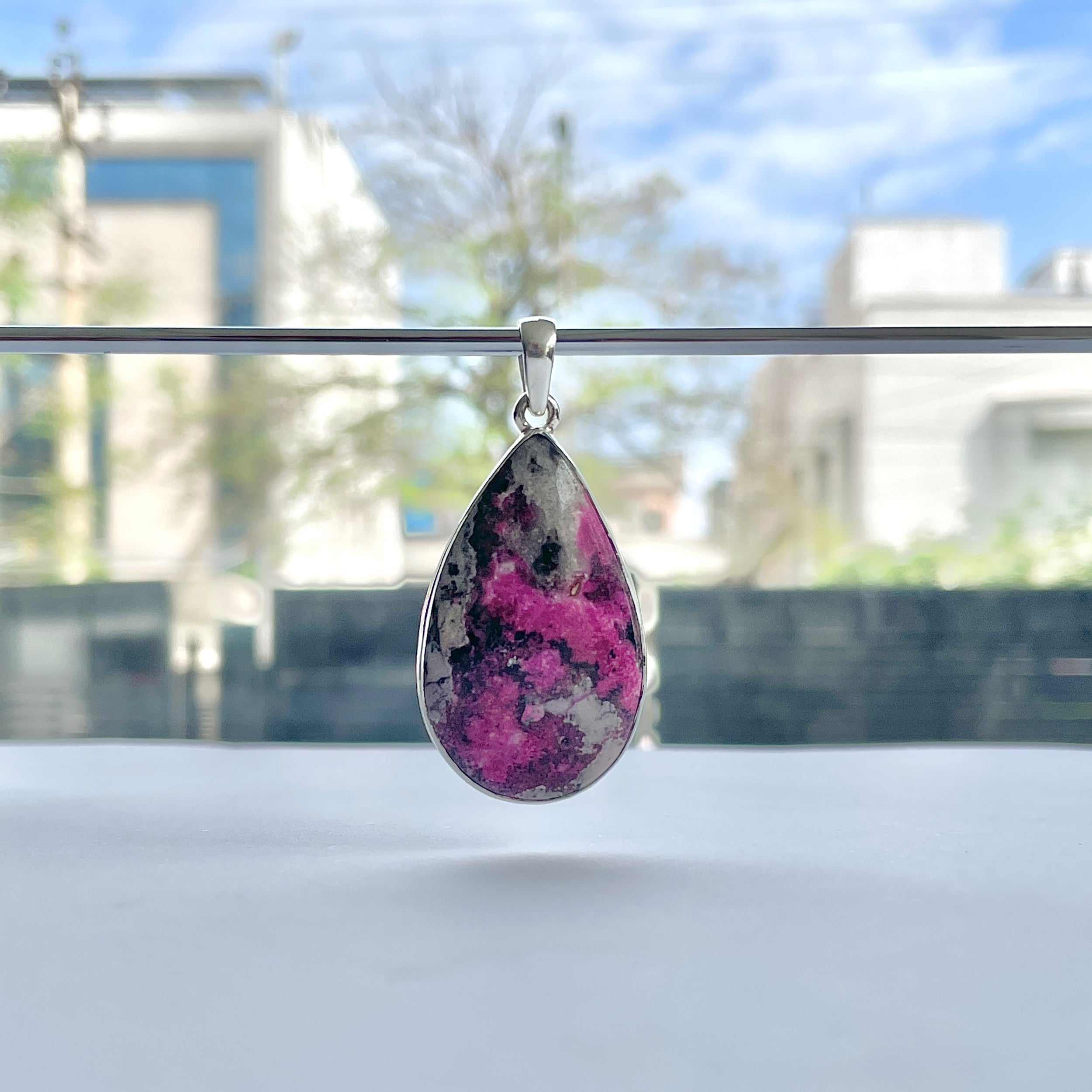 Cobalt Calcite Pendant-(CBC-P-121.)
