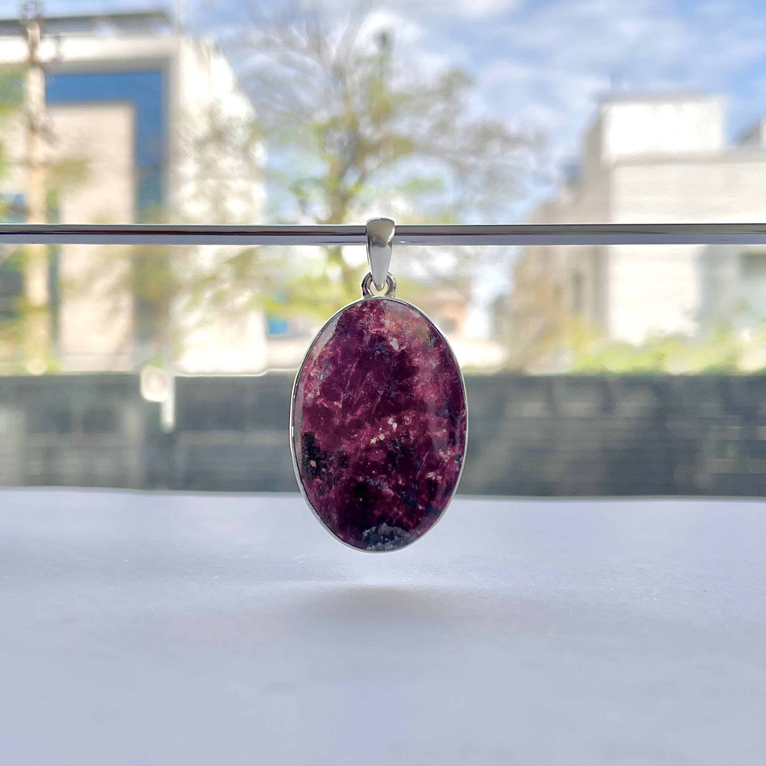 Cobalt Calcite Pendant-(CBC-P-124.)