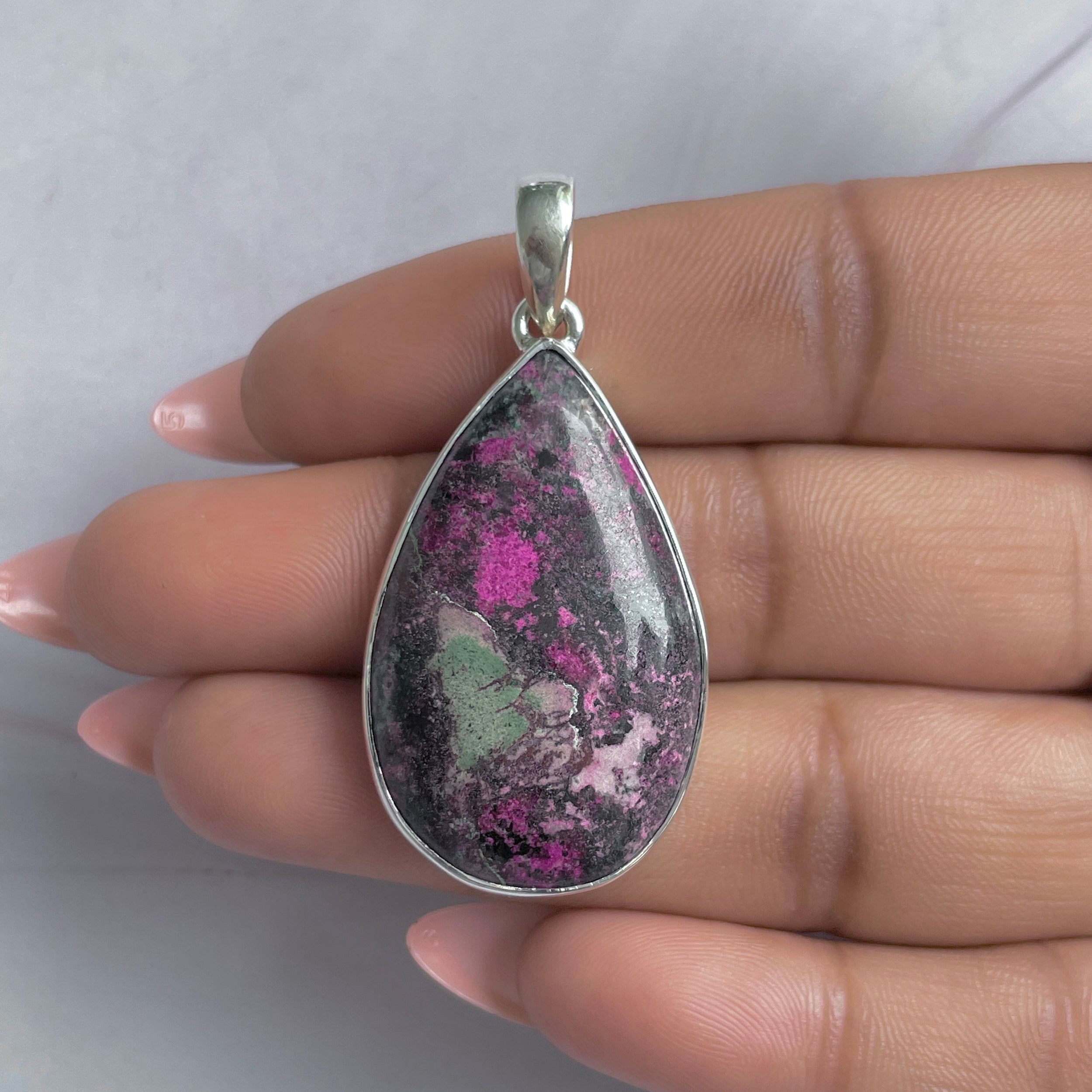 Cobalt Calcite Pendant-(CBC-P-125.)