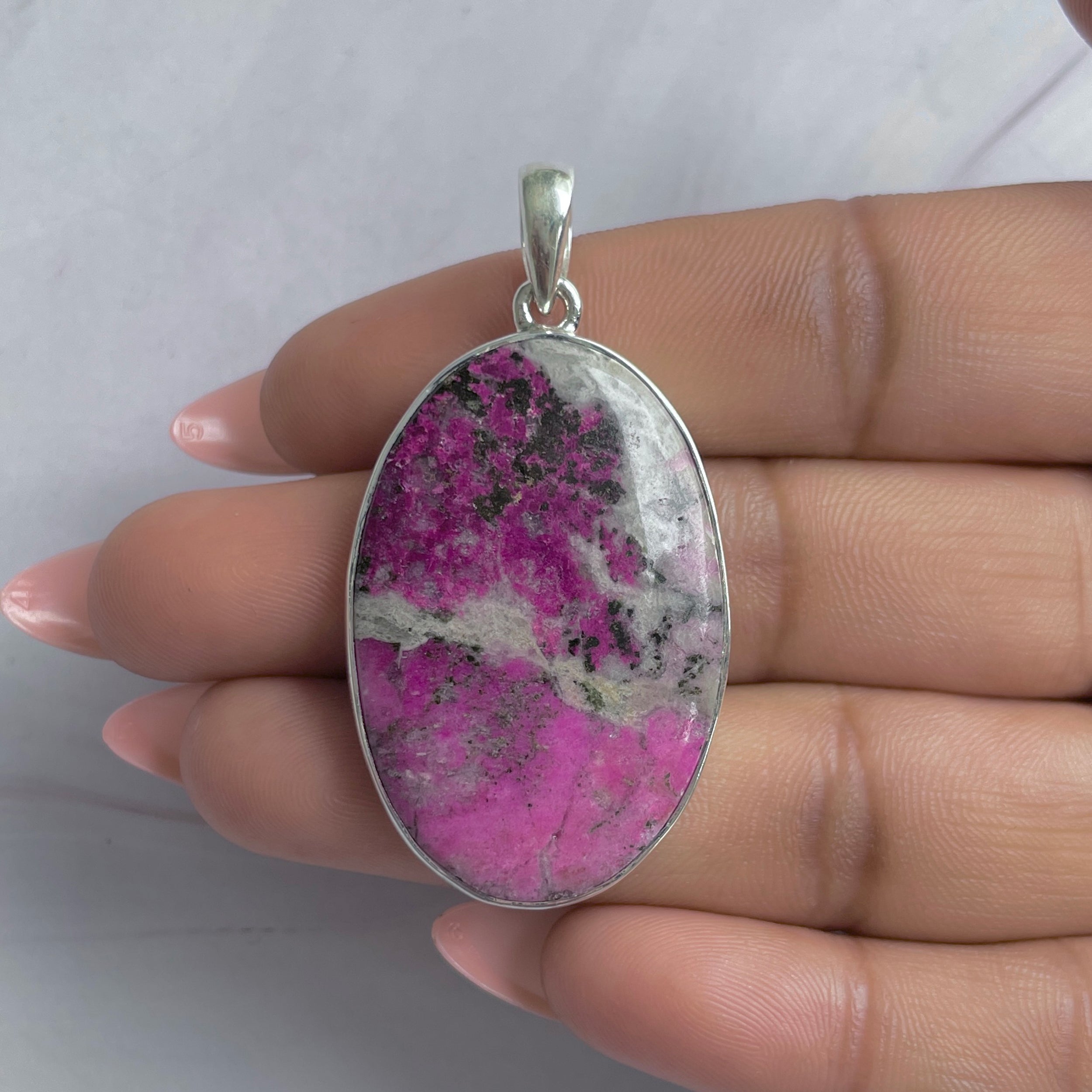 Cobalt Calcite Pendant-(CBC-P-126.)