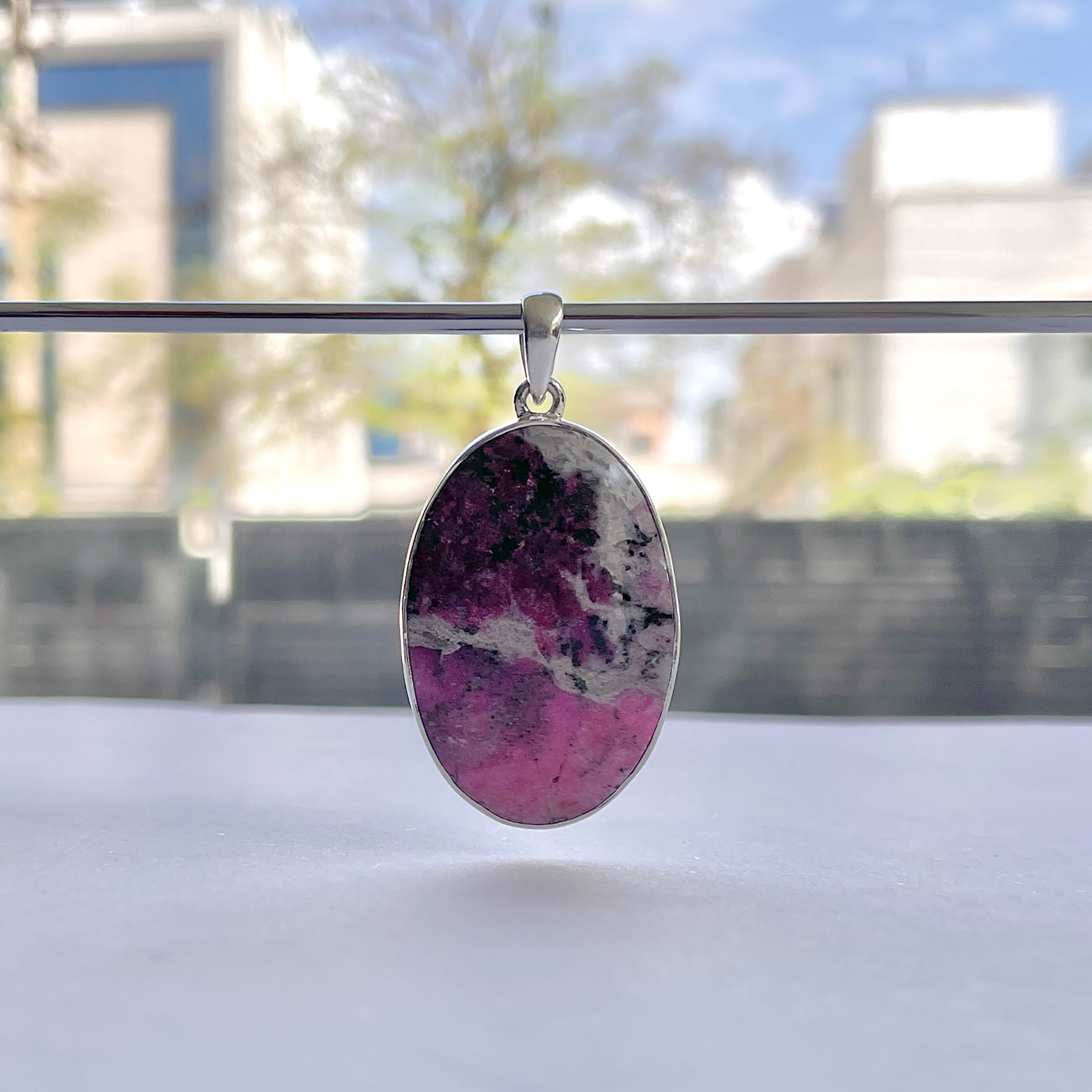 Cobalt Calcite Pendant-(CBC-P-126.)