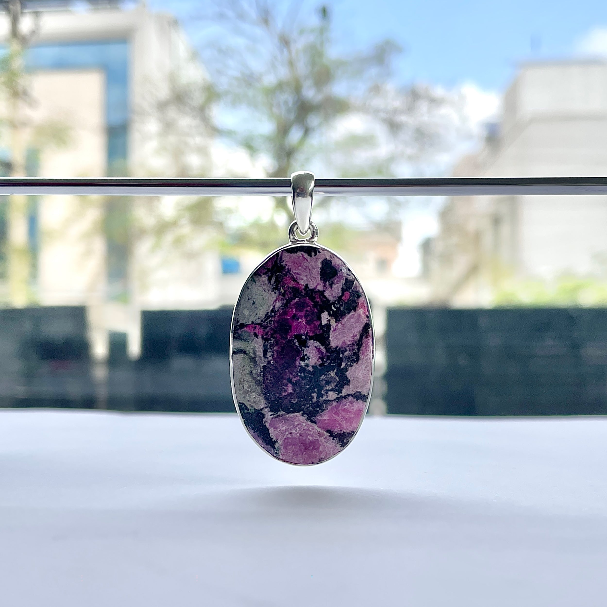 Cobalt Calcite Pendant-(CBC-P-128.)