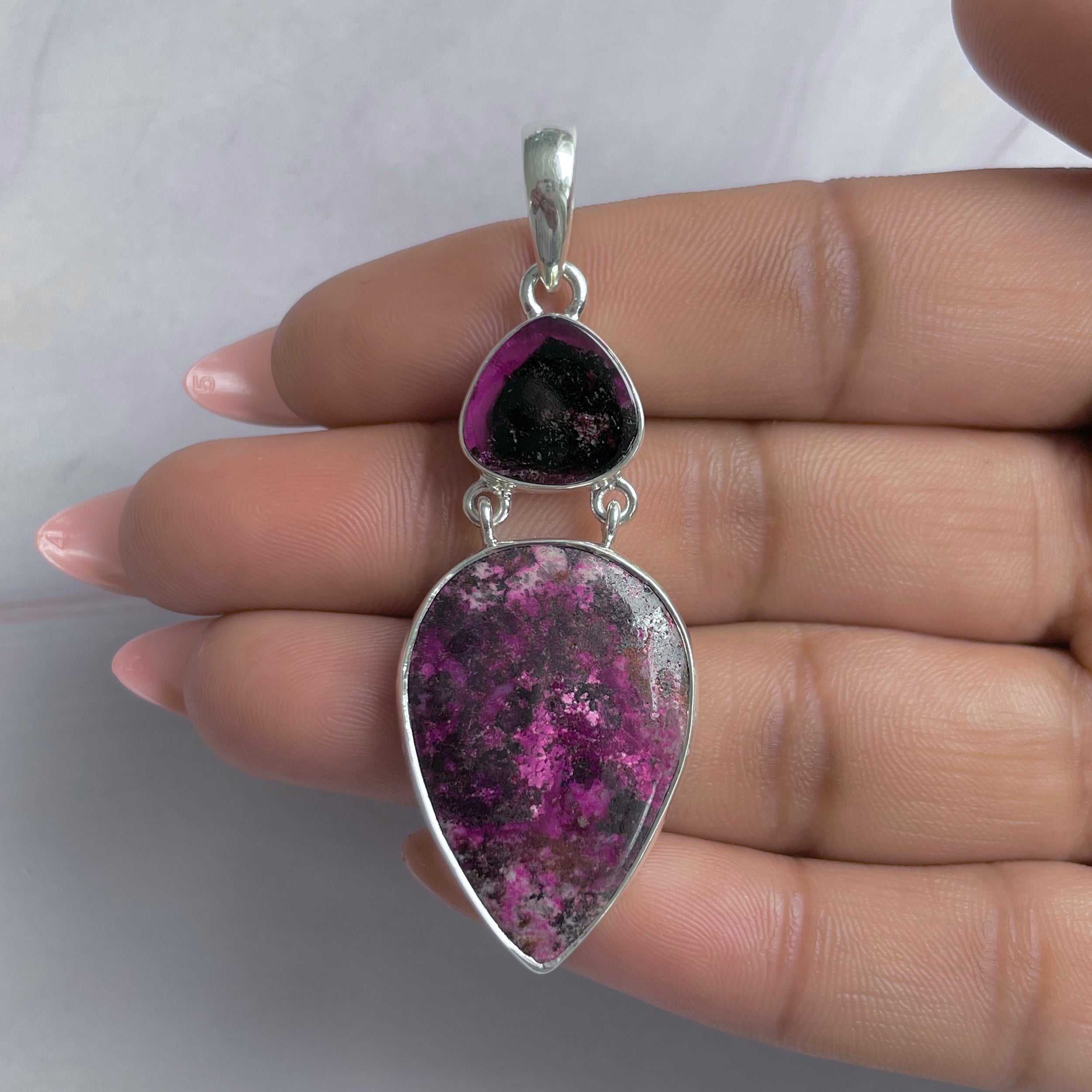 Cobalt Calcite Pendant-(CBC-P-129.)