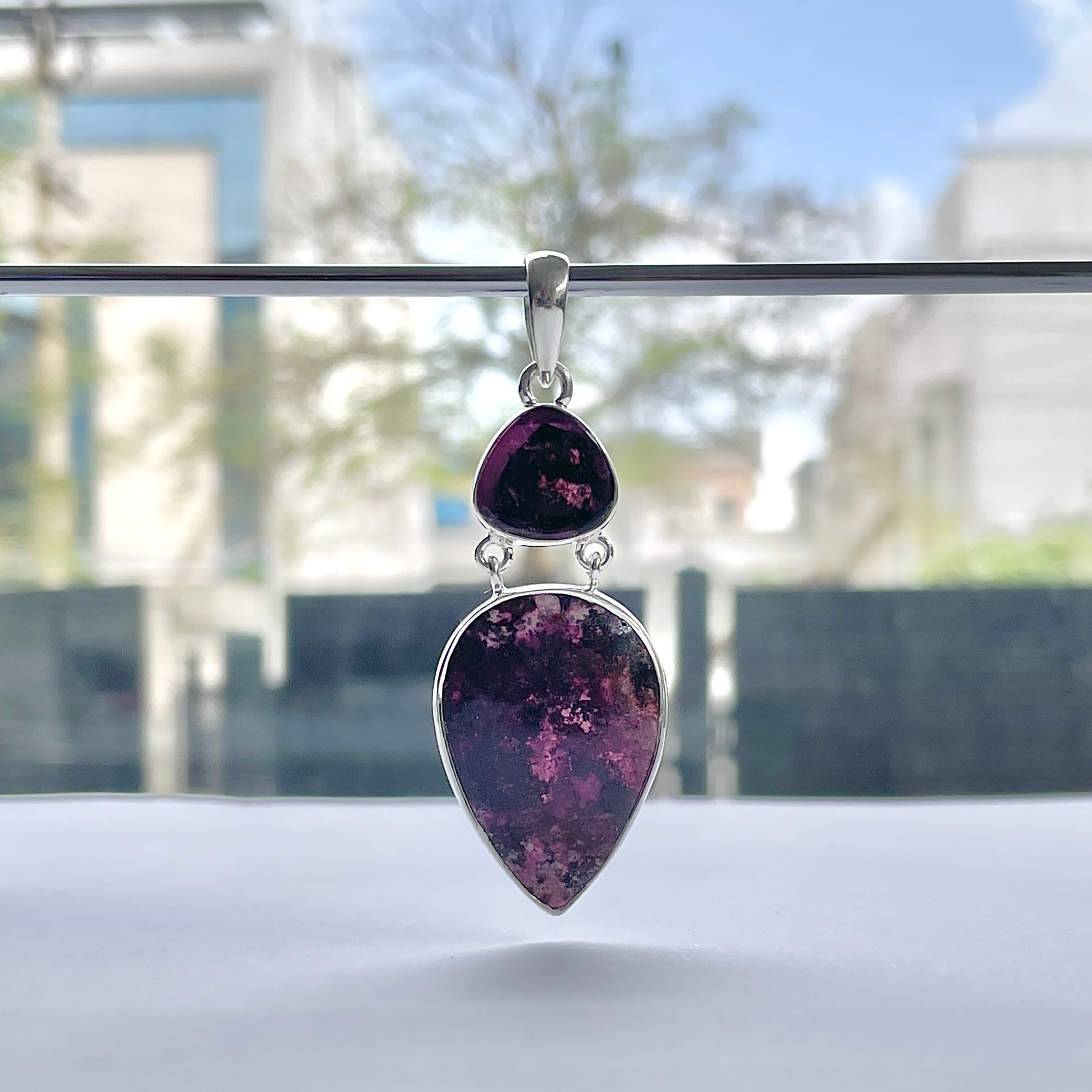 Cobalt Calcite Pendant-(CBC-P-129.)