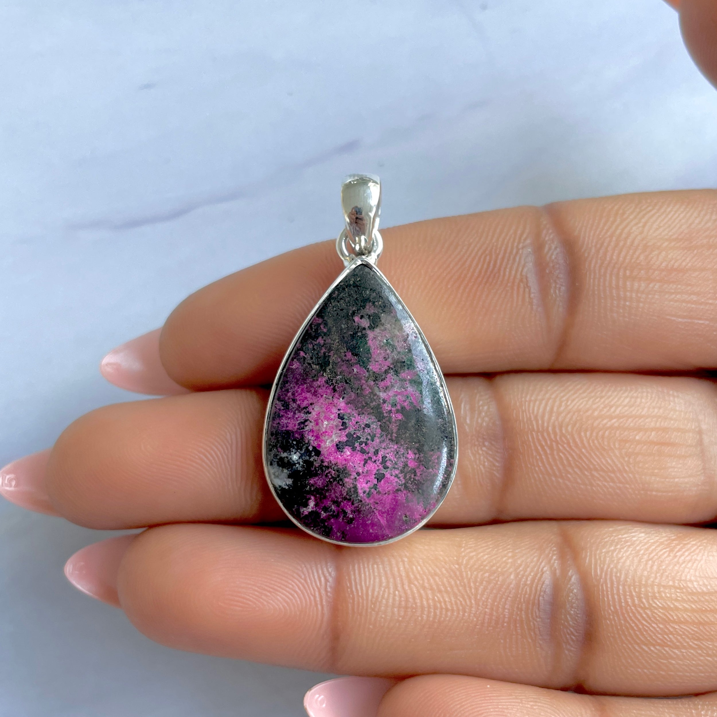 Cobalt Calcite Pendant-(CBC-P-25.)
