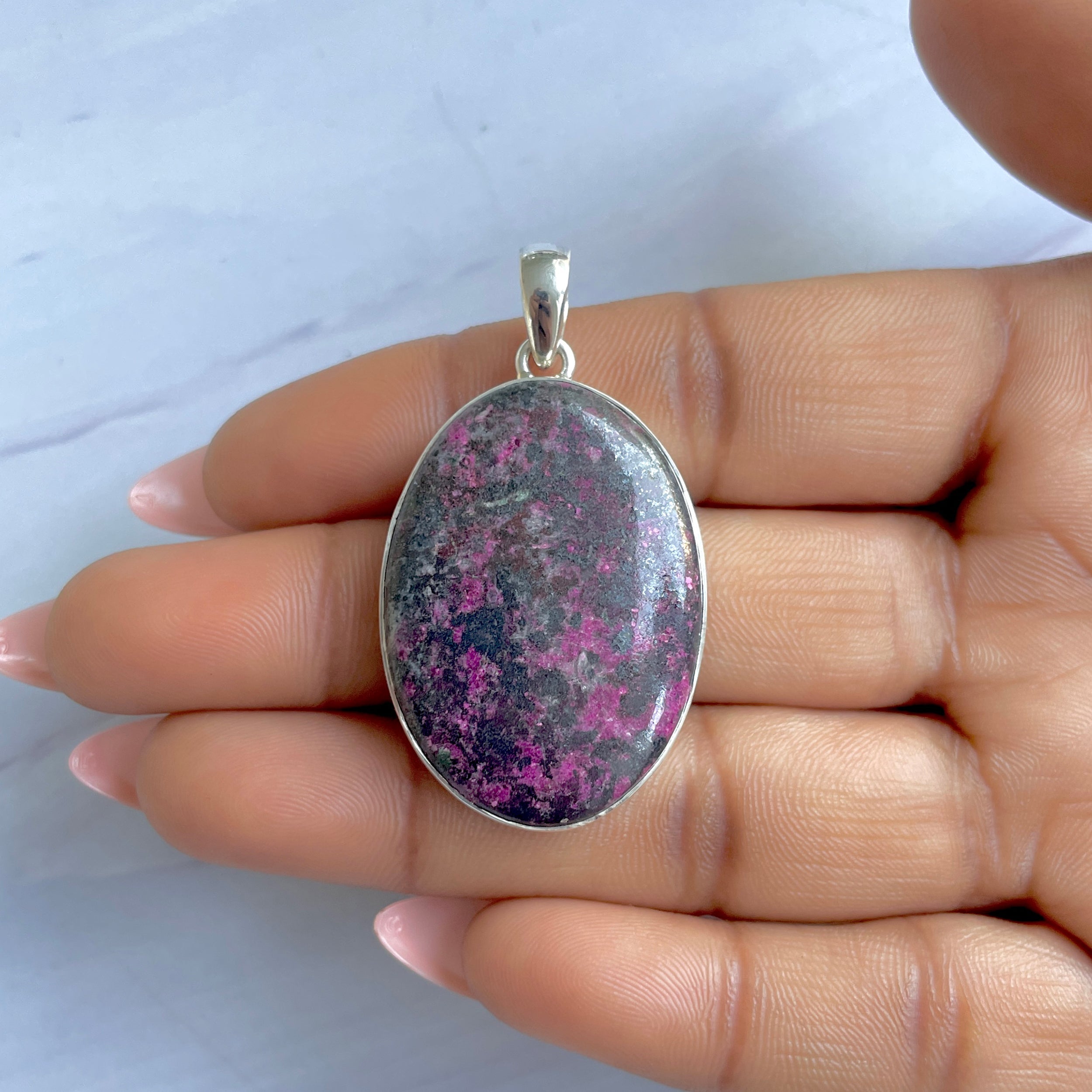 Cobalt Calcite Pendant-(CBC-P-26.)