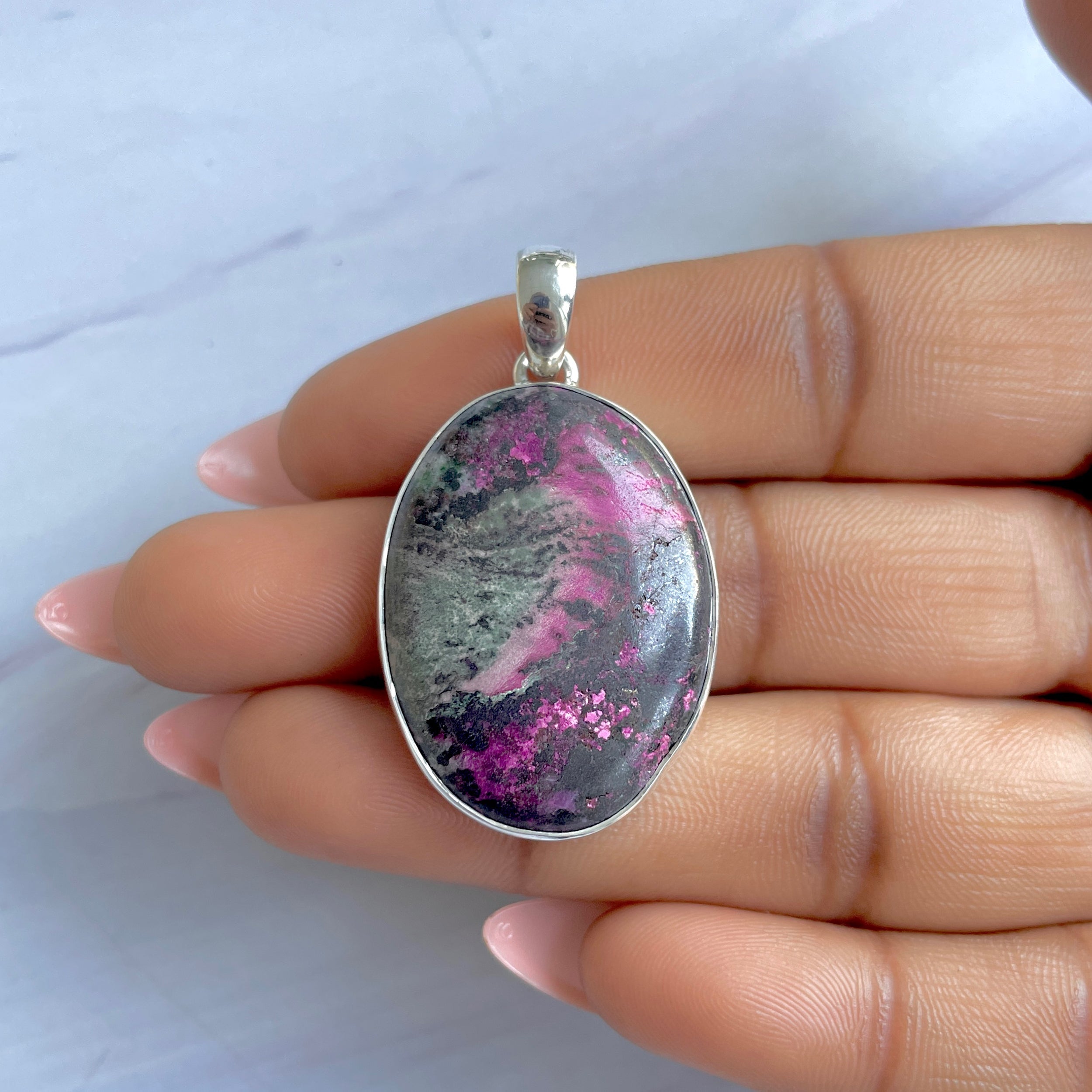 Cobalt Calcite Pendant-(CBC-P-27.)