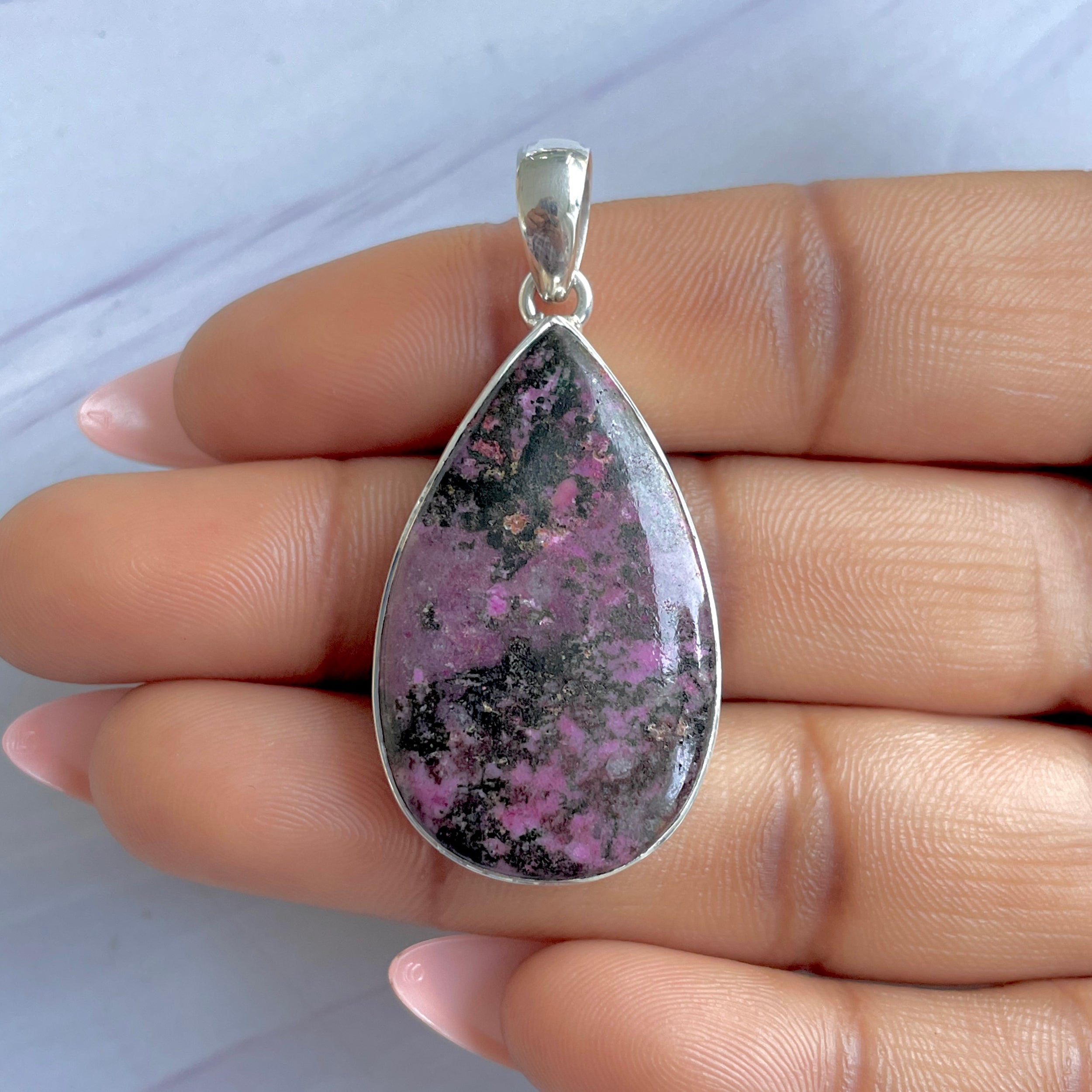 Cobalt Calcite Pendant-(CBC-P-28.)