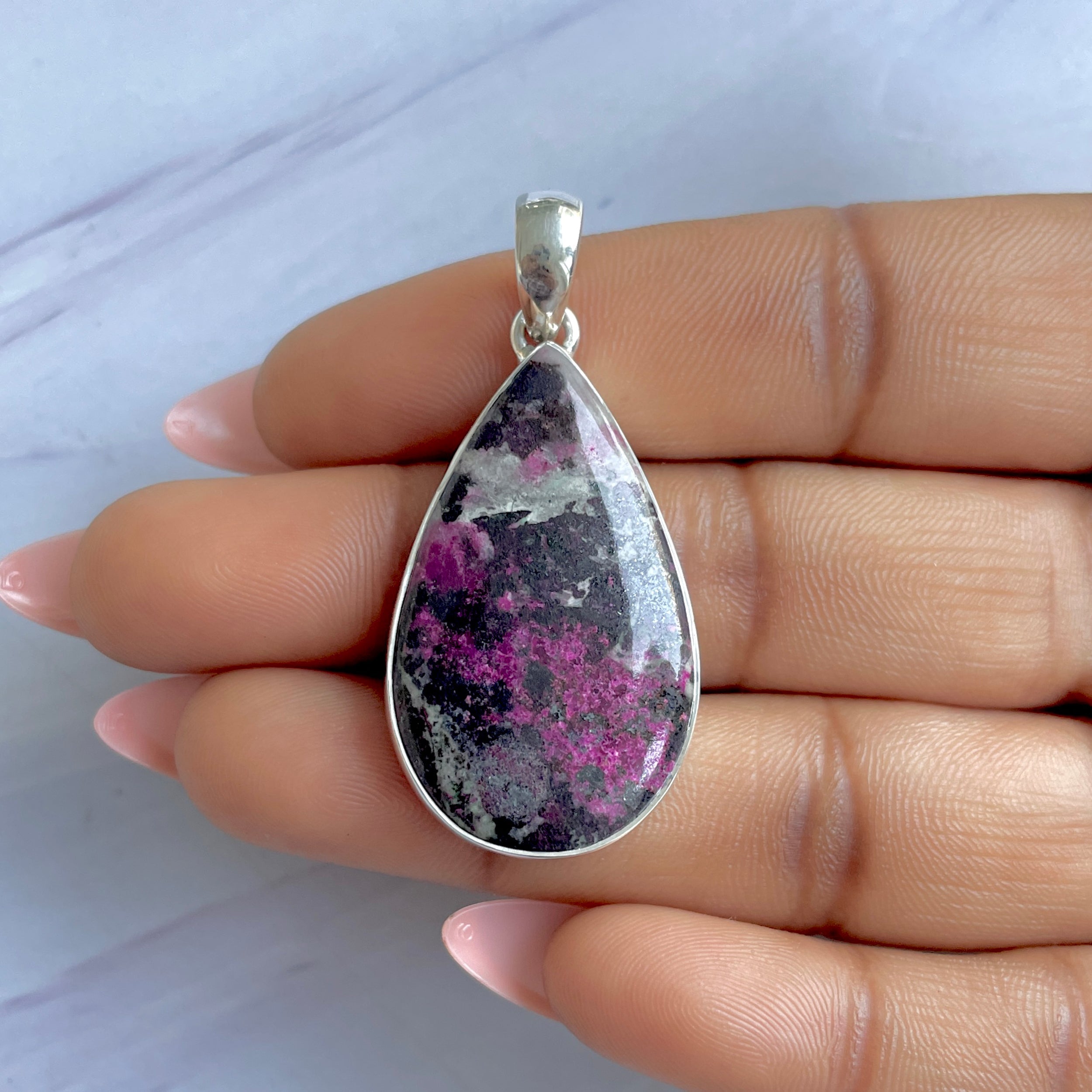 Cobalt Calcite Pendant-(CBC-P-30.)