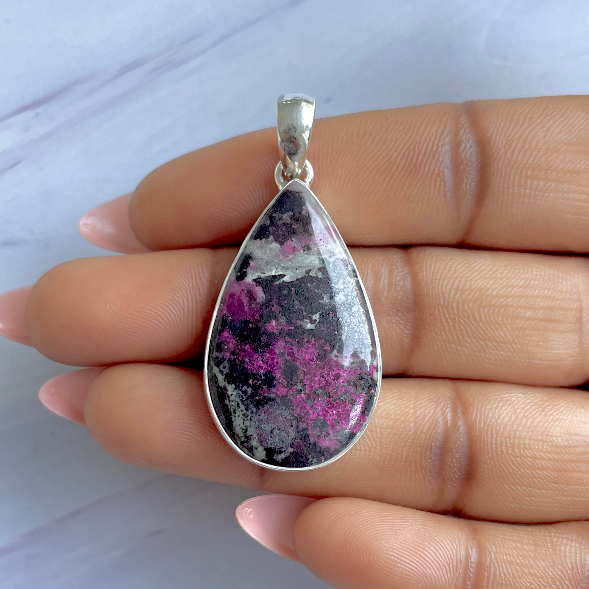 Cobalt Calcite Pendant-(CBC-P-30.)