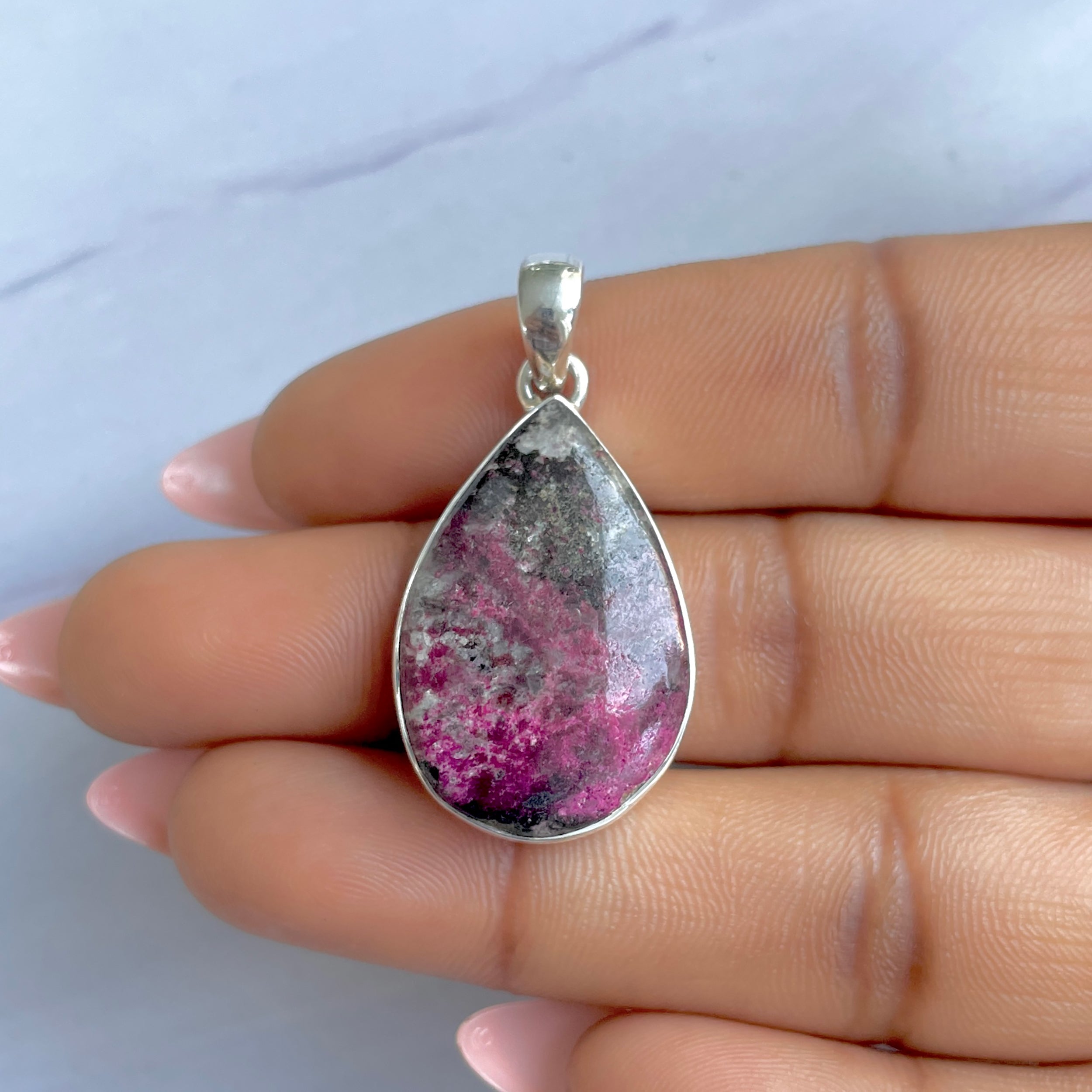 Cobalt Calcite Pendant-(CBC-P-33.)