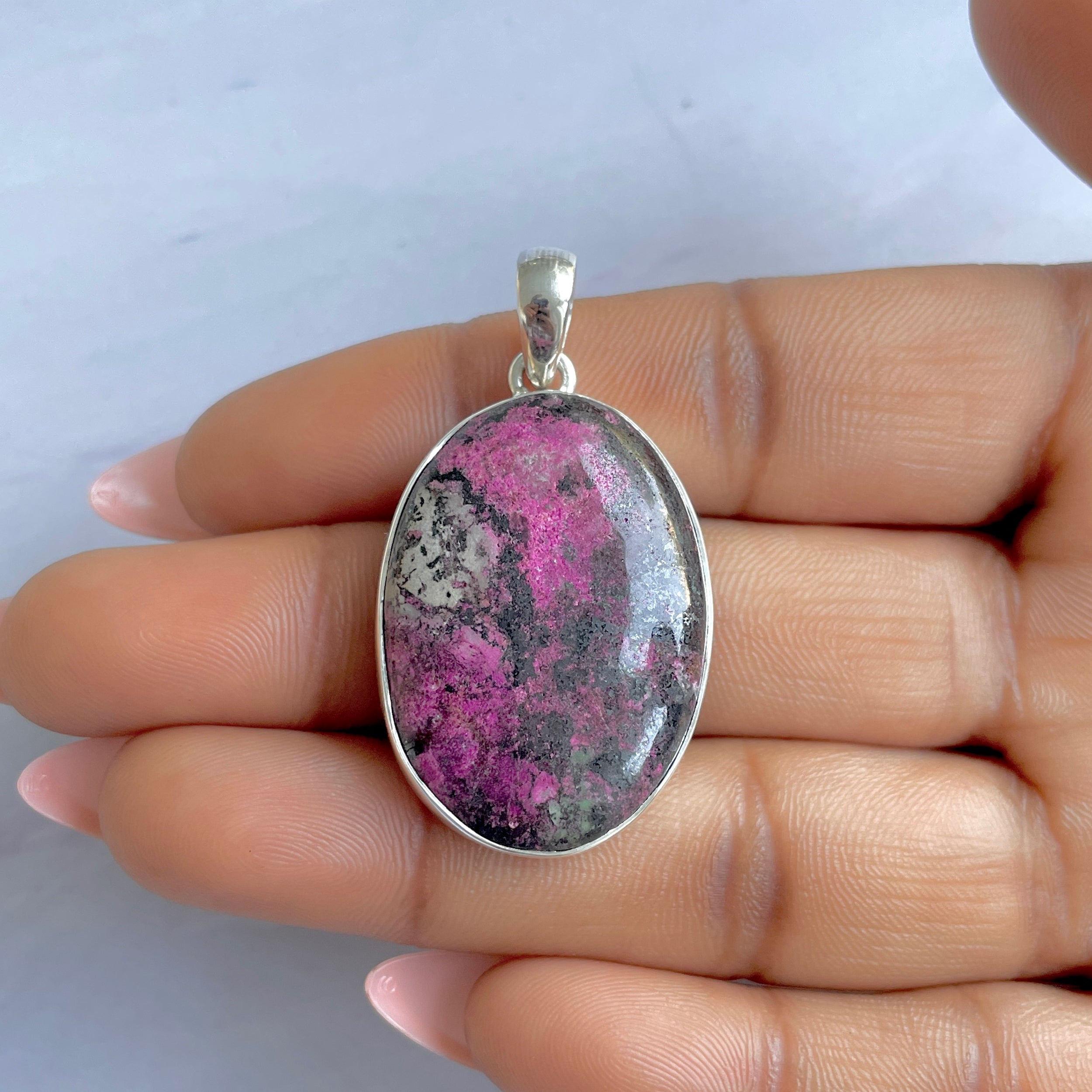 Cobalt Calcite Pendant-(CBC-P-34.)