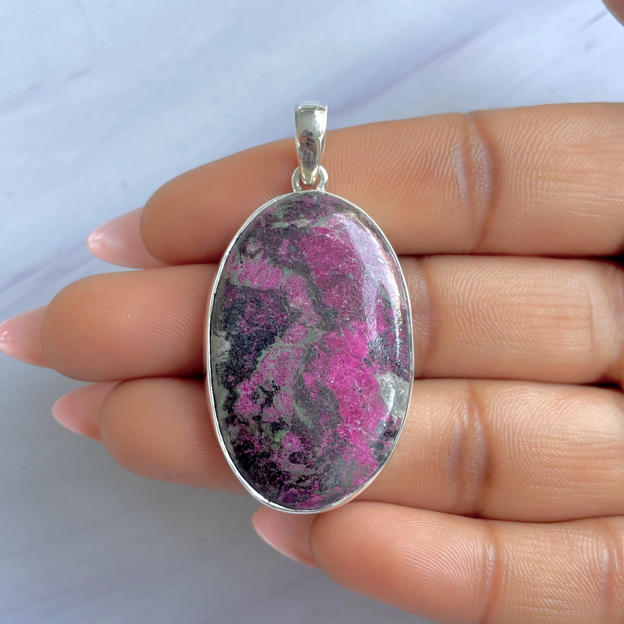 Cobalt Calcite Pendant-(CBC-P-36.)