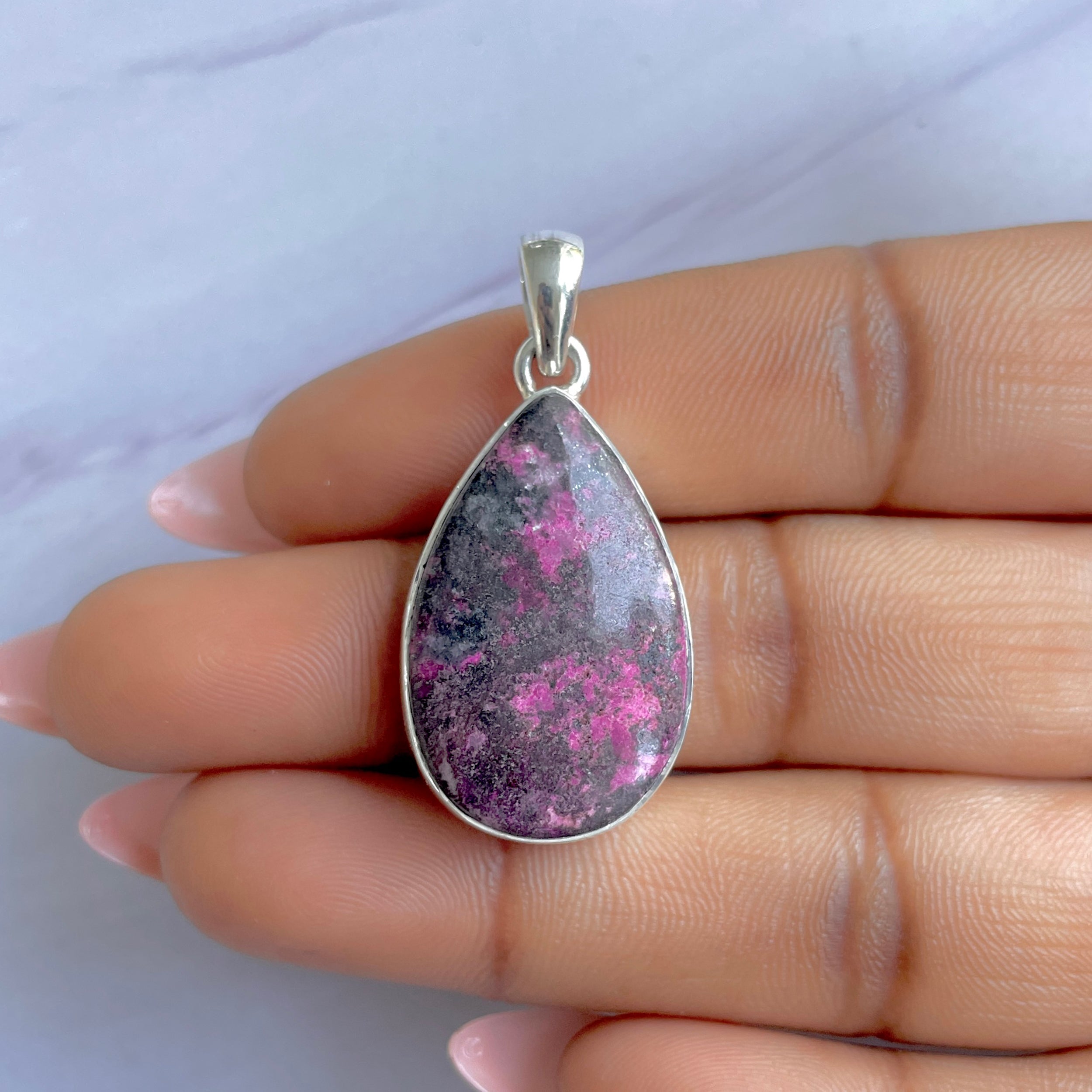 Cobalt Calcite Pendant-(CBC-P-38.)