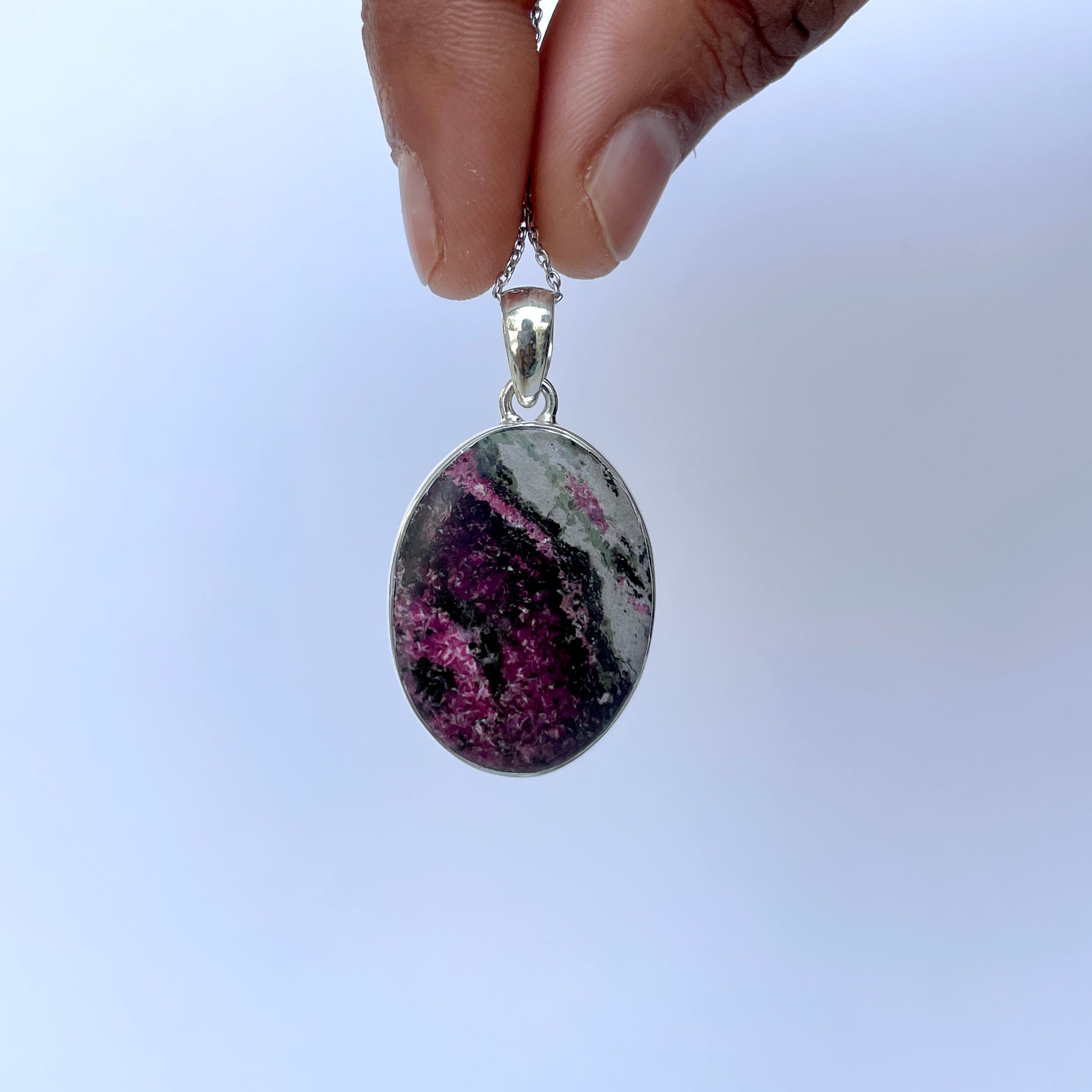 Cobalt Calcite Pendant-(CBC-P-39.)