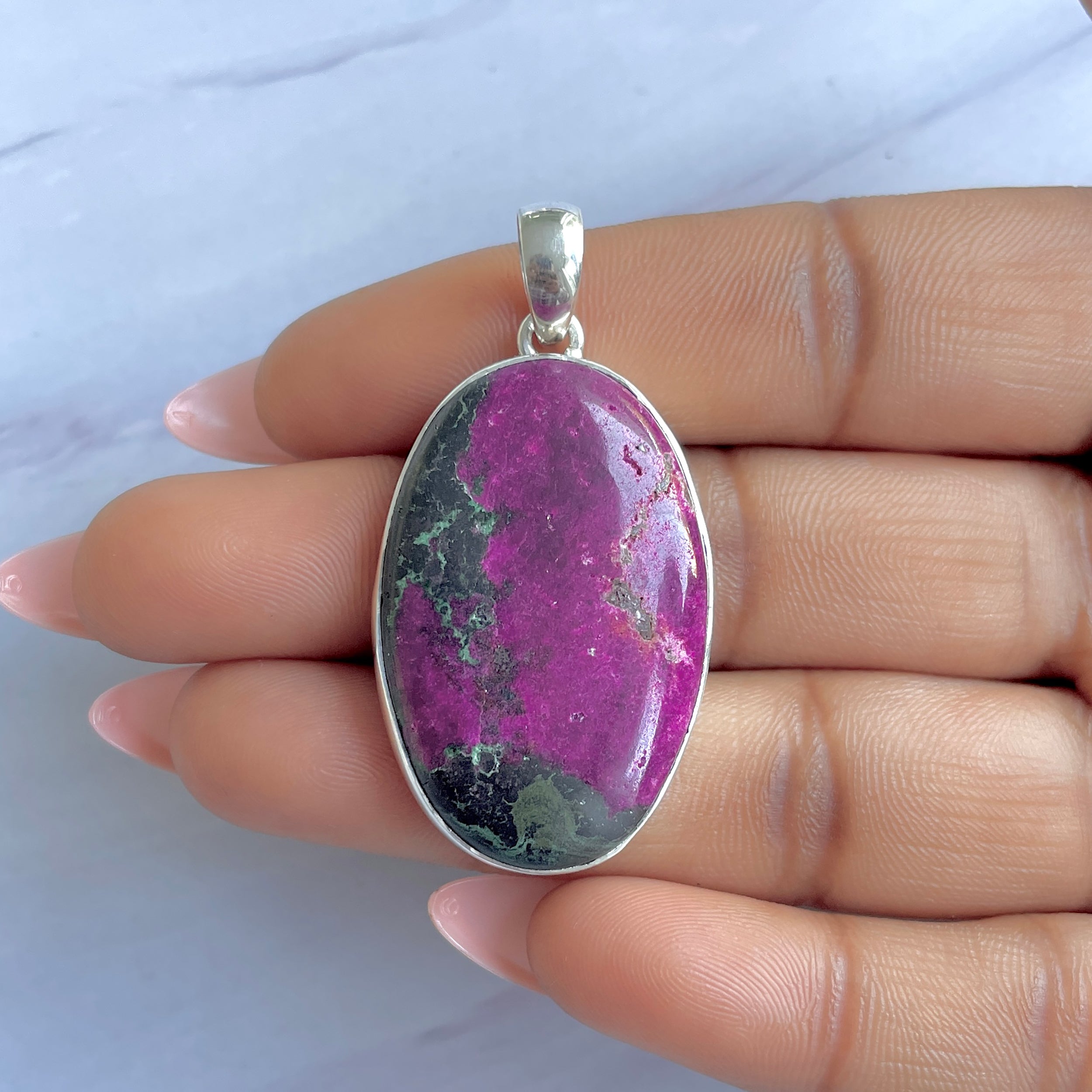 Cobalt Calcite Pendant-(CBC-P-40.)
