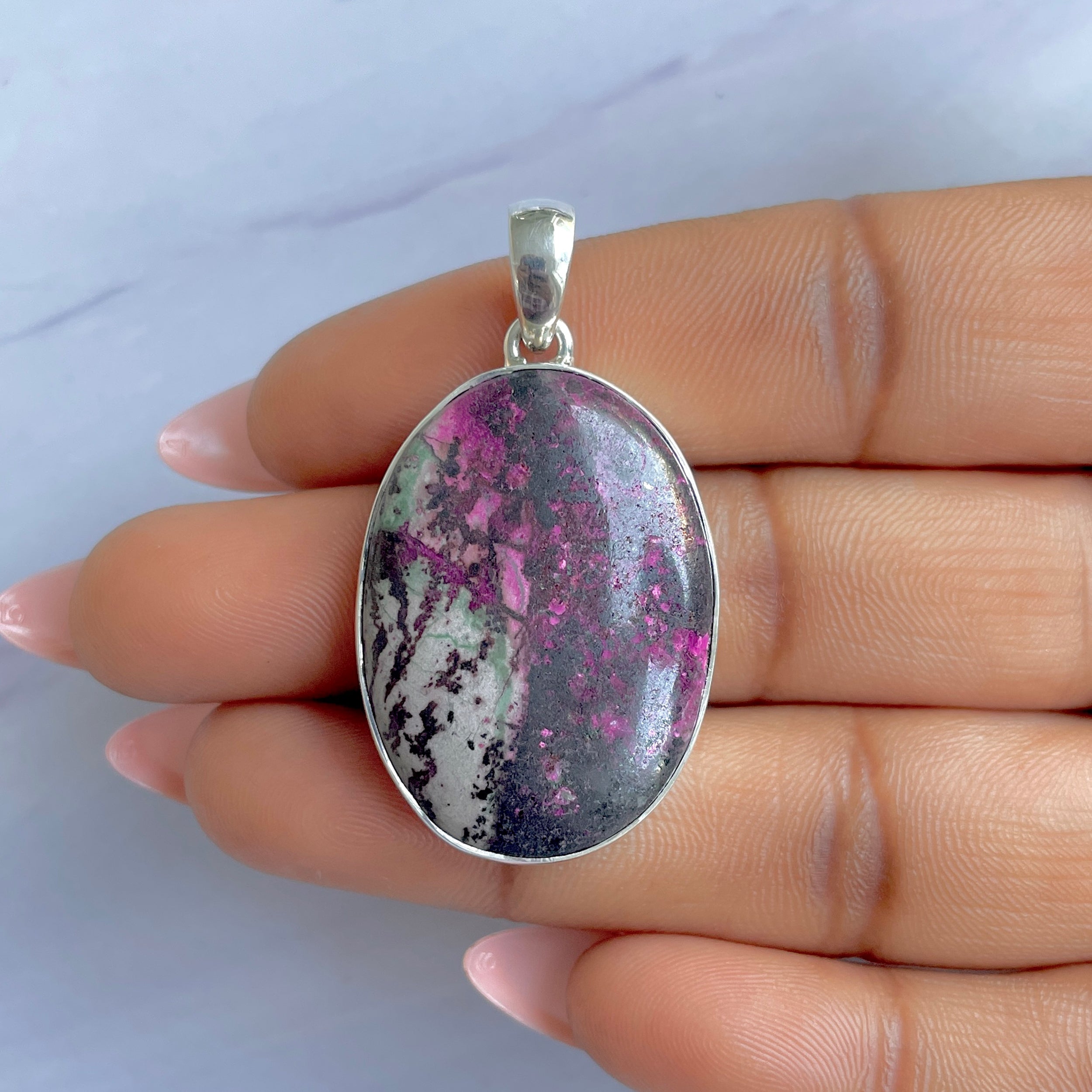 Cobalt Calcite Pendant-(CBC-P-43.)