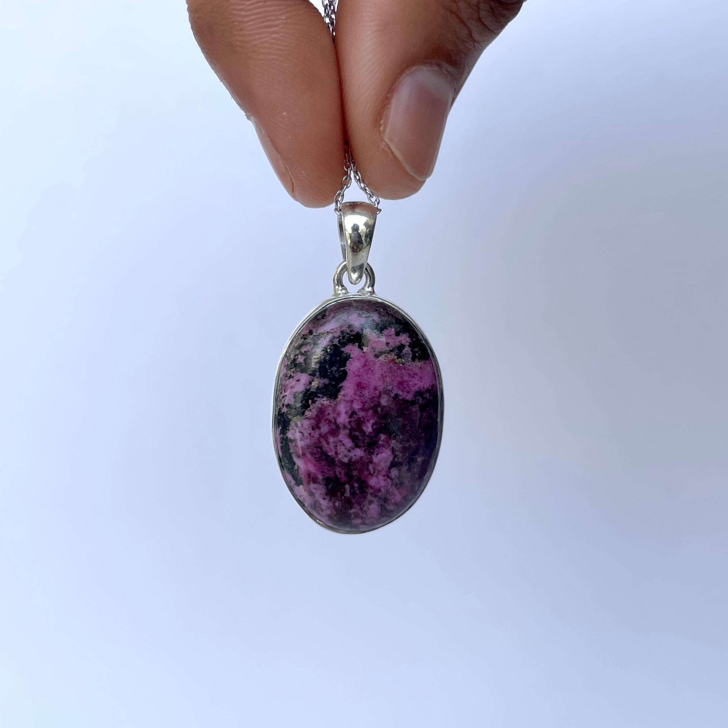 Cobalt Calcite Pendant-(CBC-P-50.)