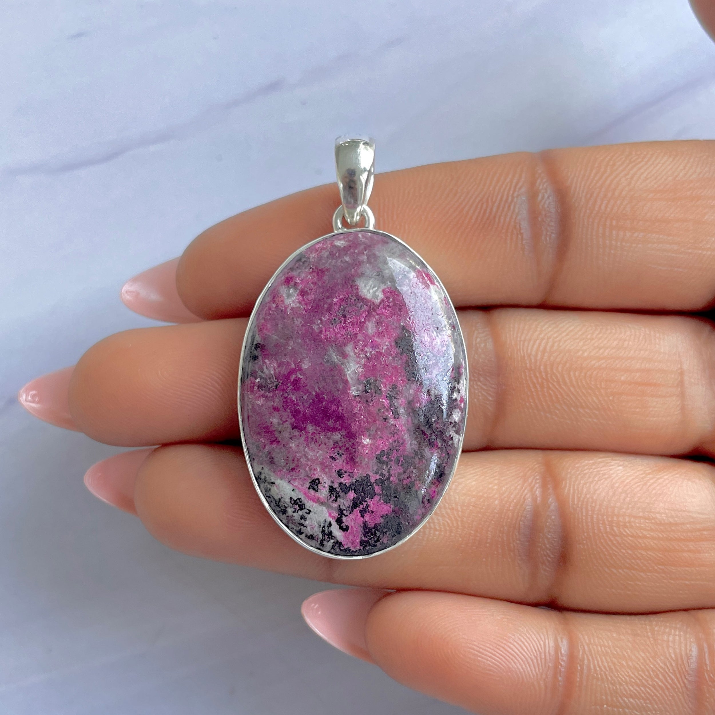 Cobalt Calcite Pendant-(CBC-P-53.)