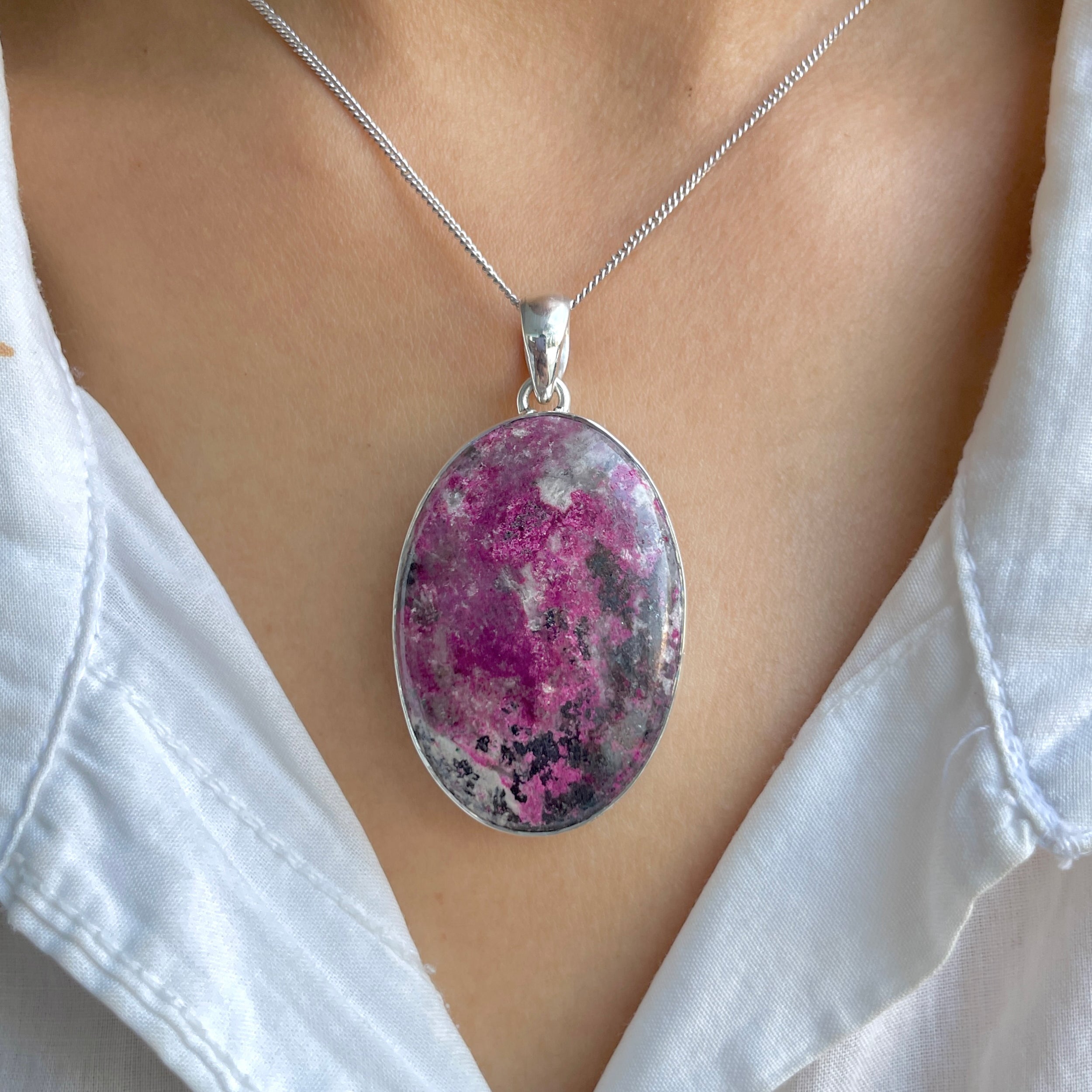 Cobalt Calcite Pendant-(CBC-P-53.)