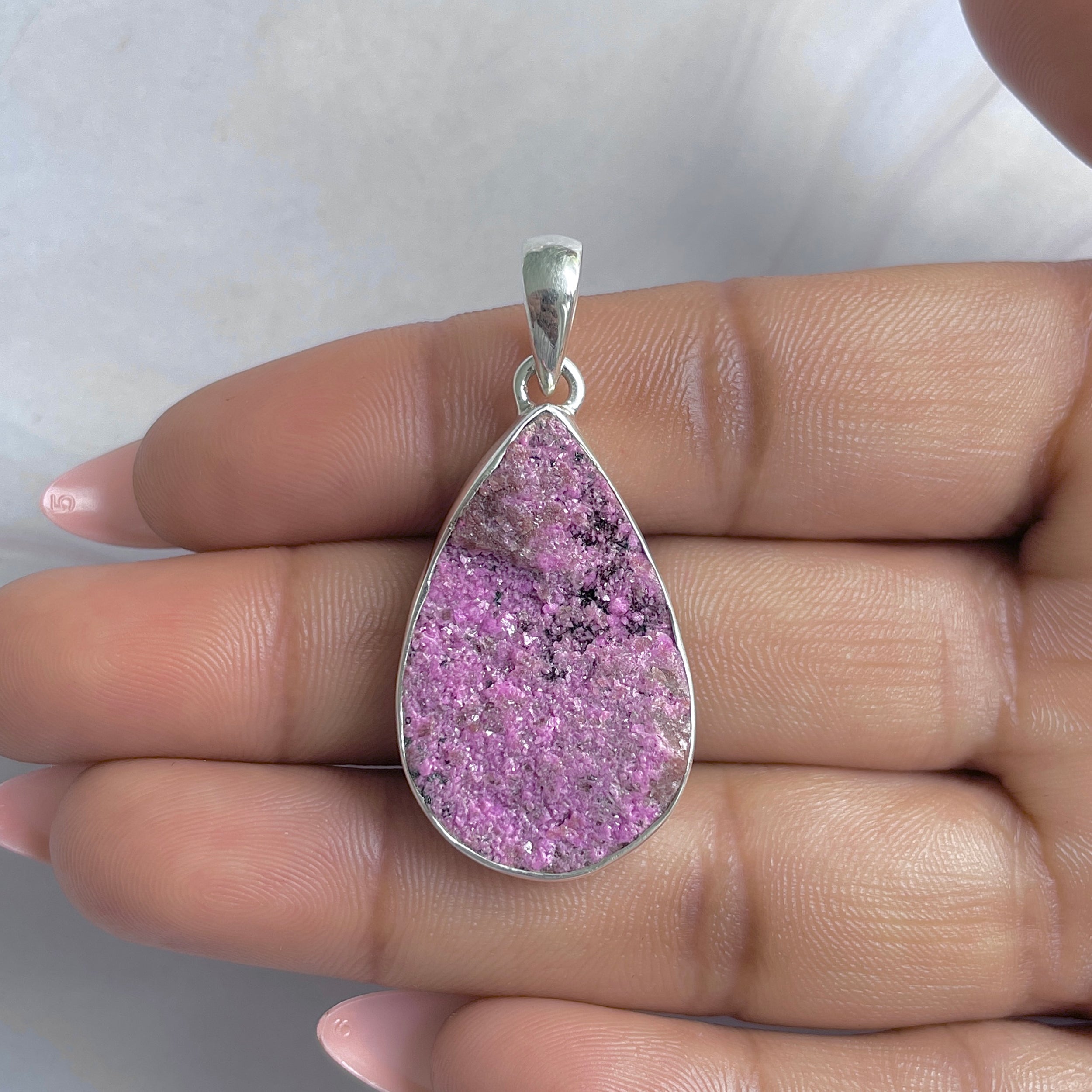 Cobalt Calcite Pendant-(CBC-P-57.)