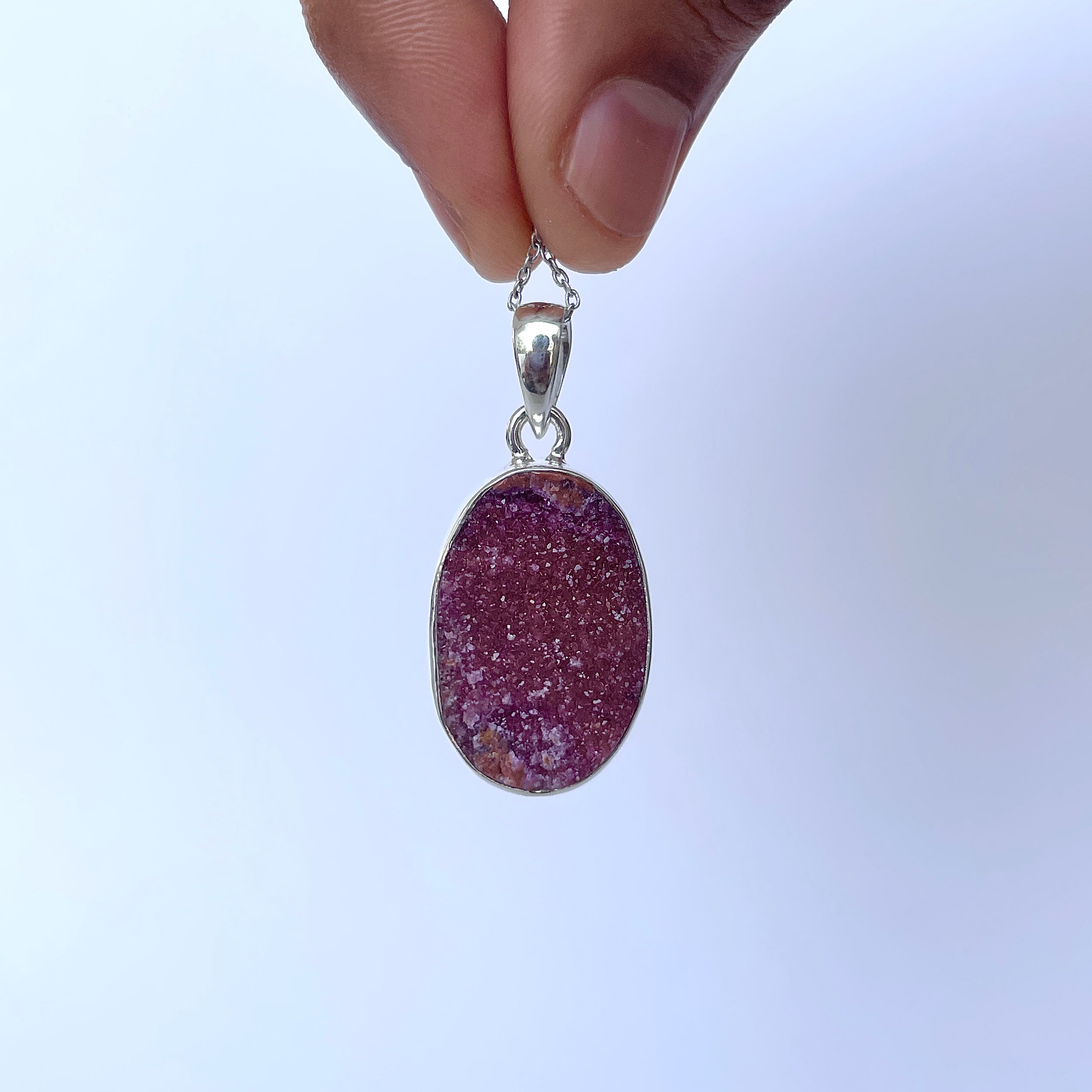 Cobalt Calcite Pendant-(CBC-P-60.)