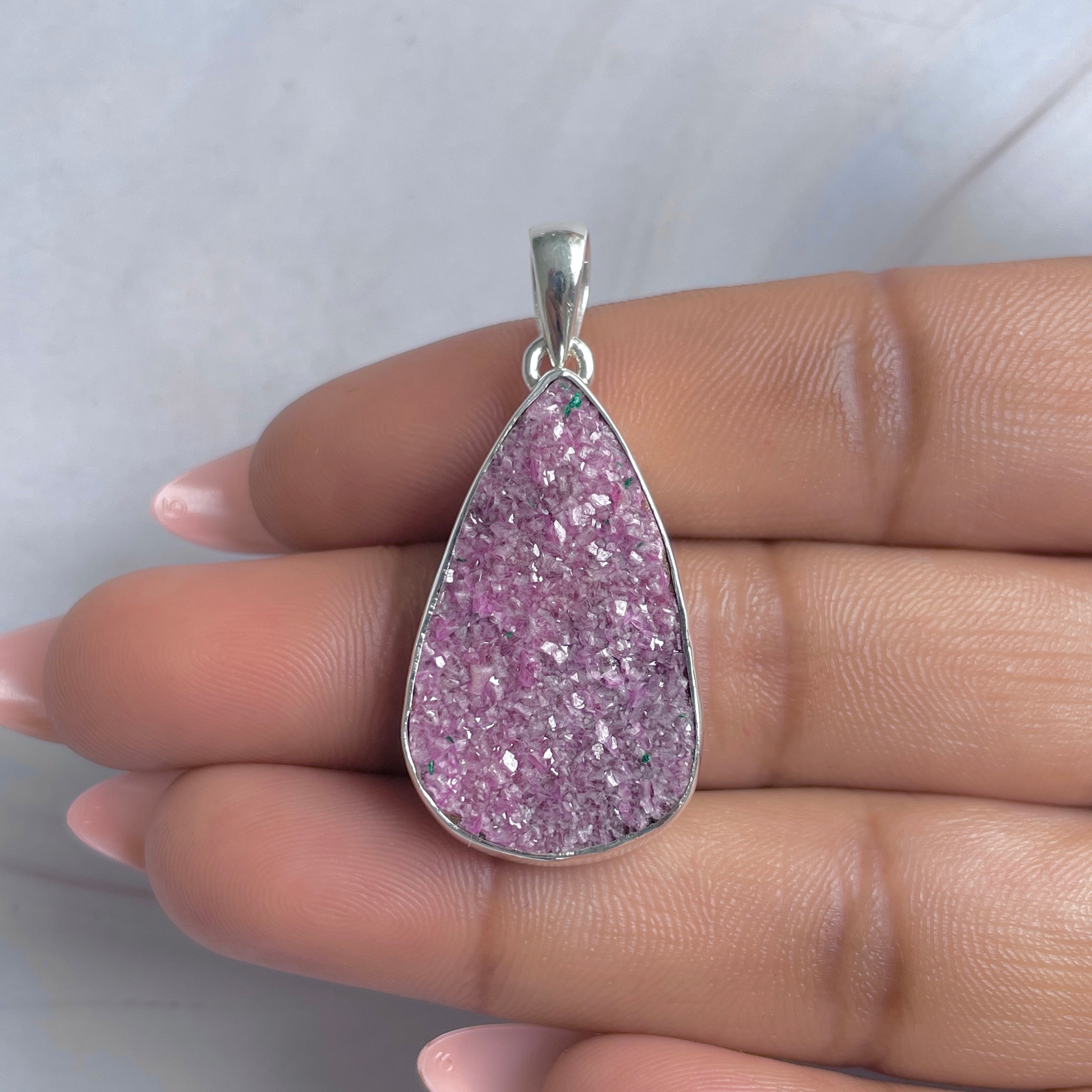 Cobalt Calcite Pendant-(CBC-P-65.)