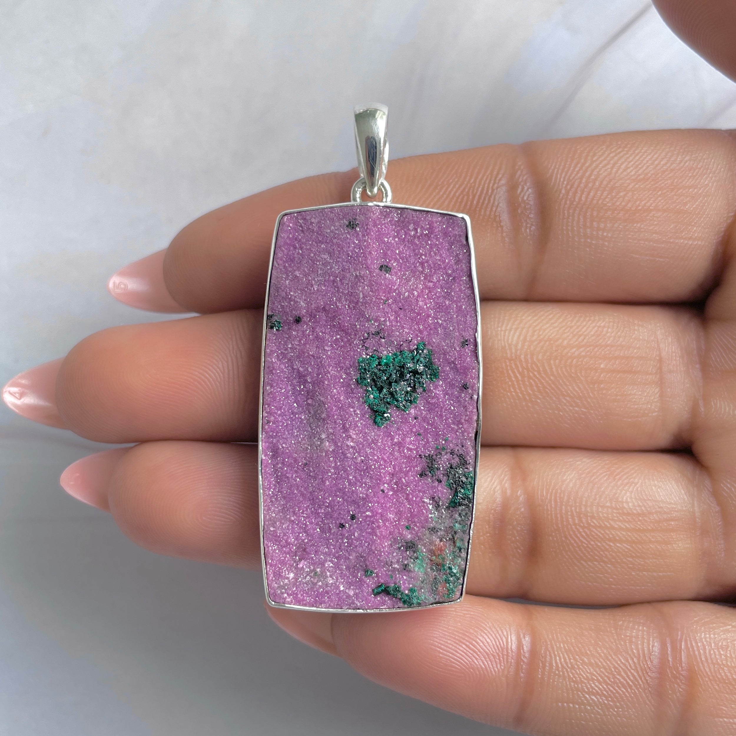 Cobalt Calcite Pendant-(CBC-P-67.)