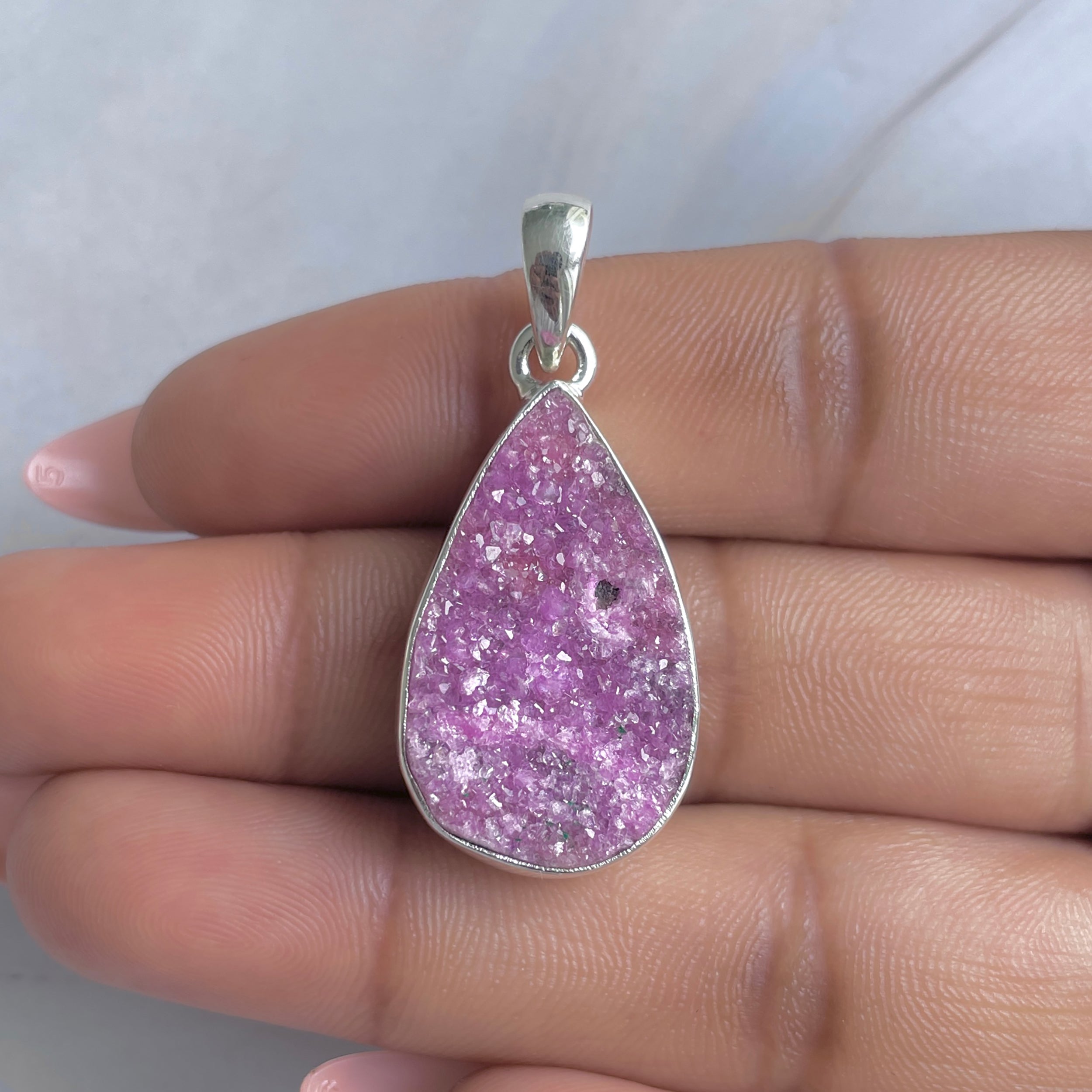 Cobalt Calcite Pendant-(CBC-P-68.)
