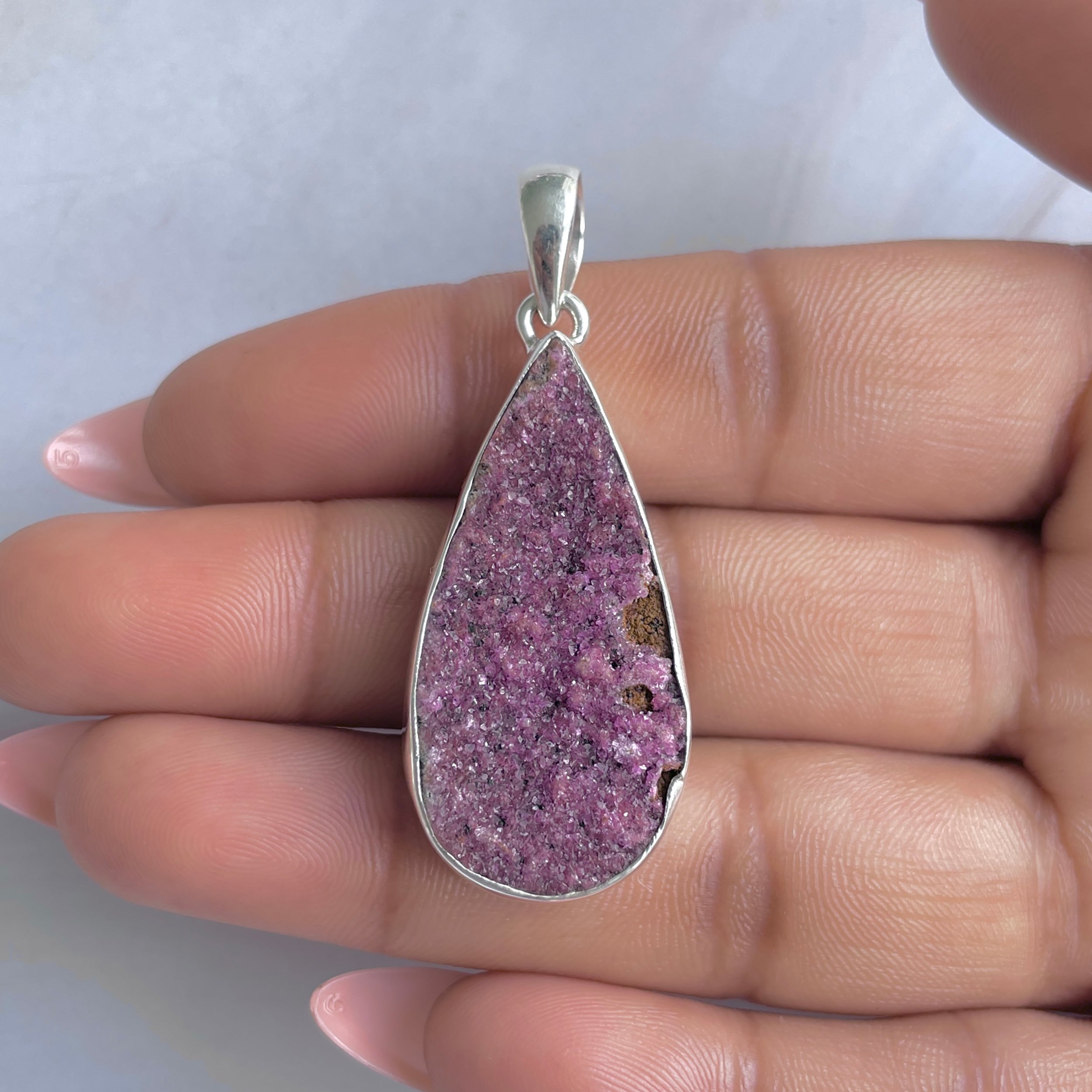Cobalt Calcite Pendant-(CBC-P-69.)