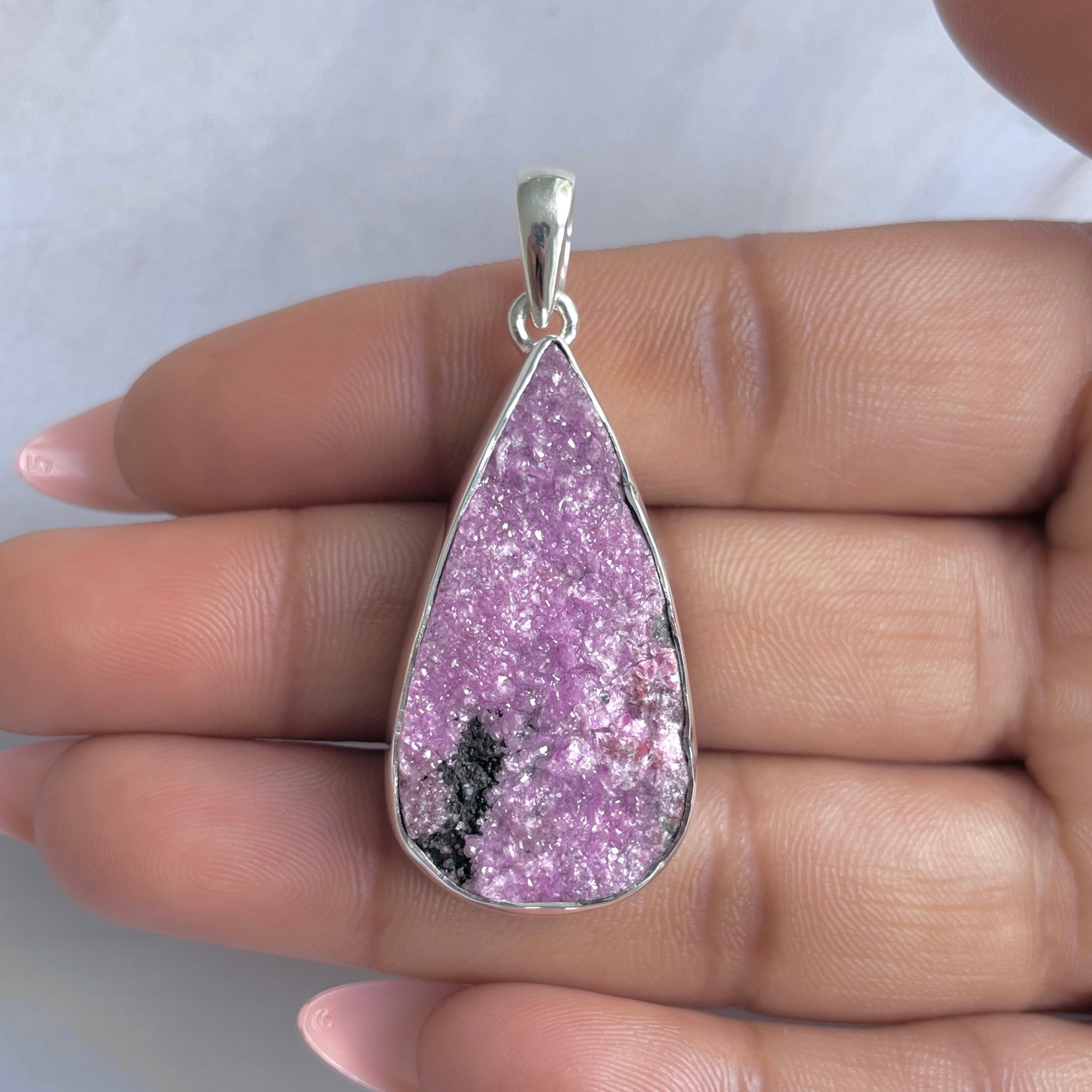 Cobalt Calcite Pendant-(CBC-P-71.)