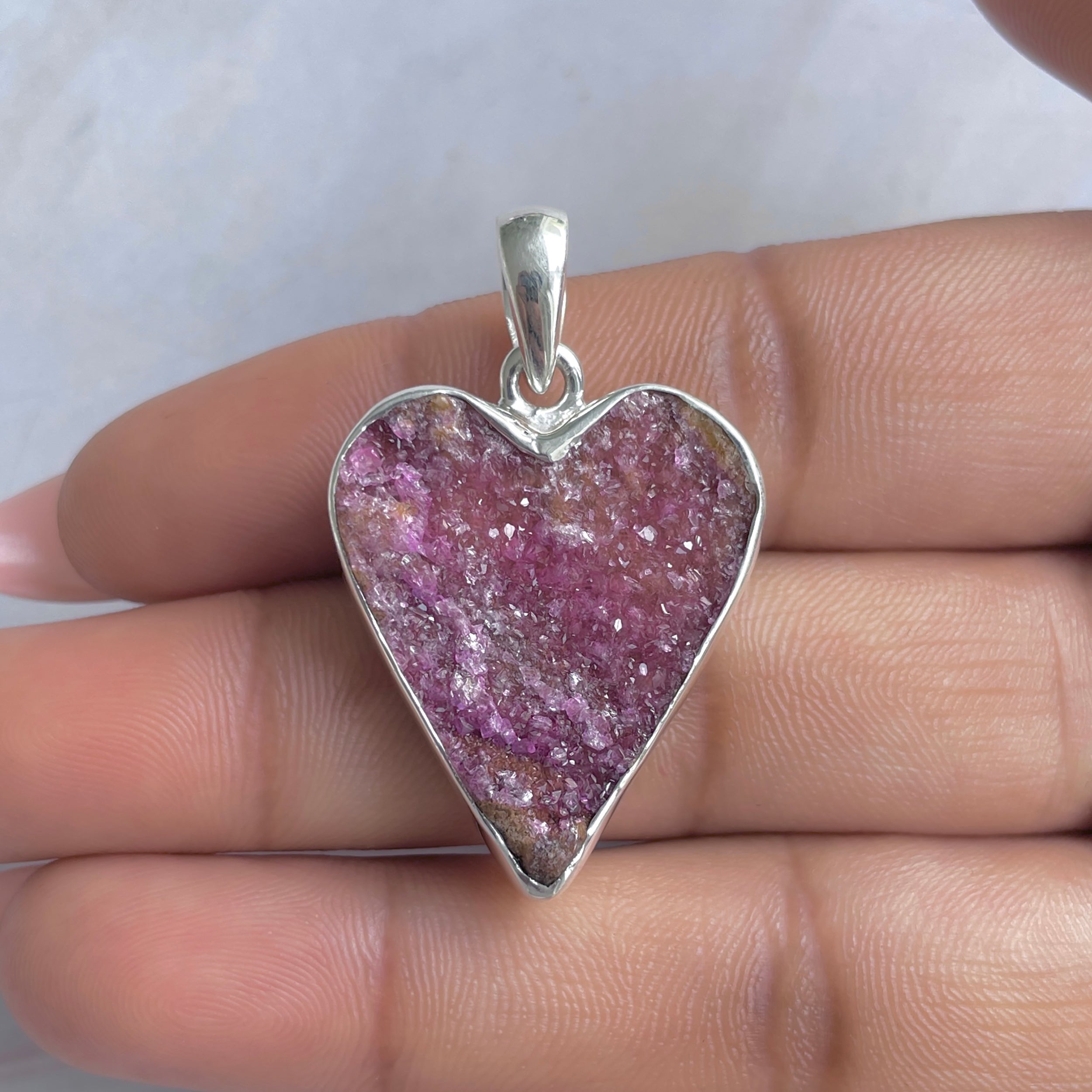 Cobalt Calcite Pendant-(CBC-P-73.)