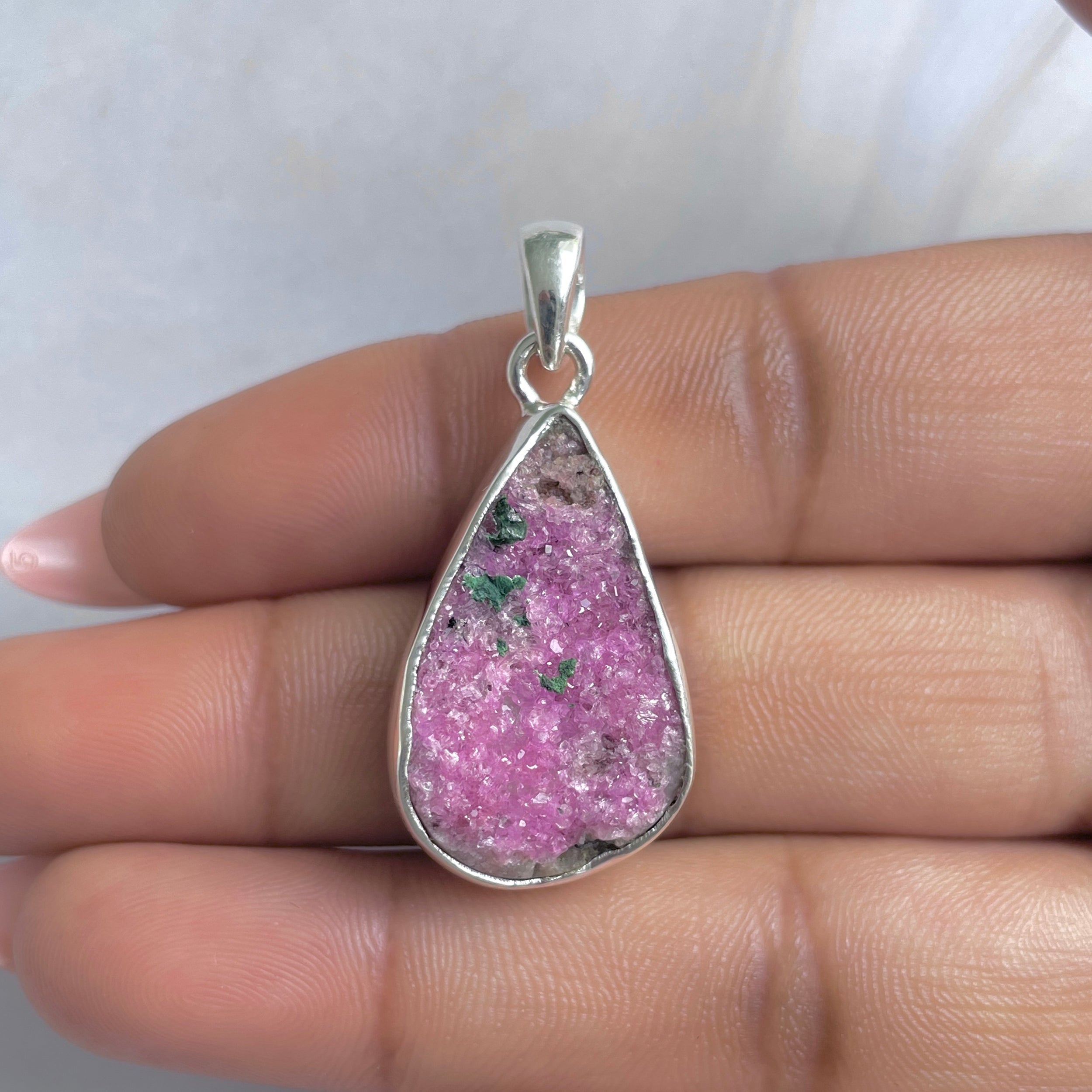Cobalt Calcite Pendant-(CBC-P-75.)
