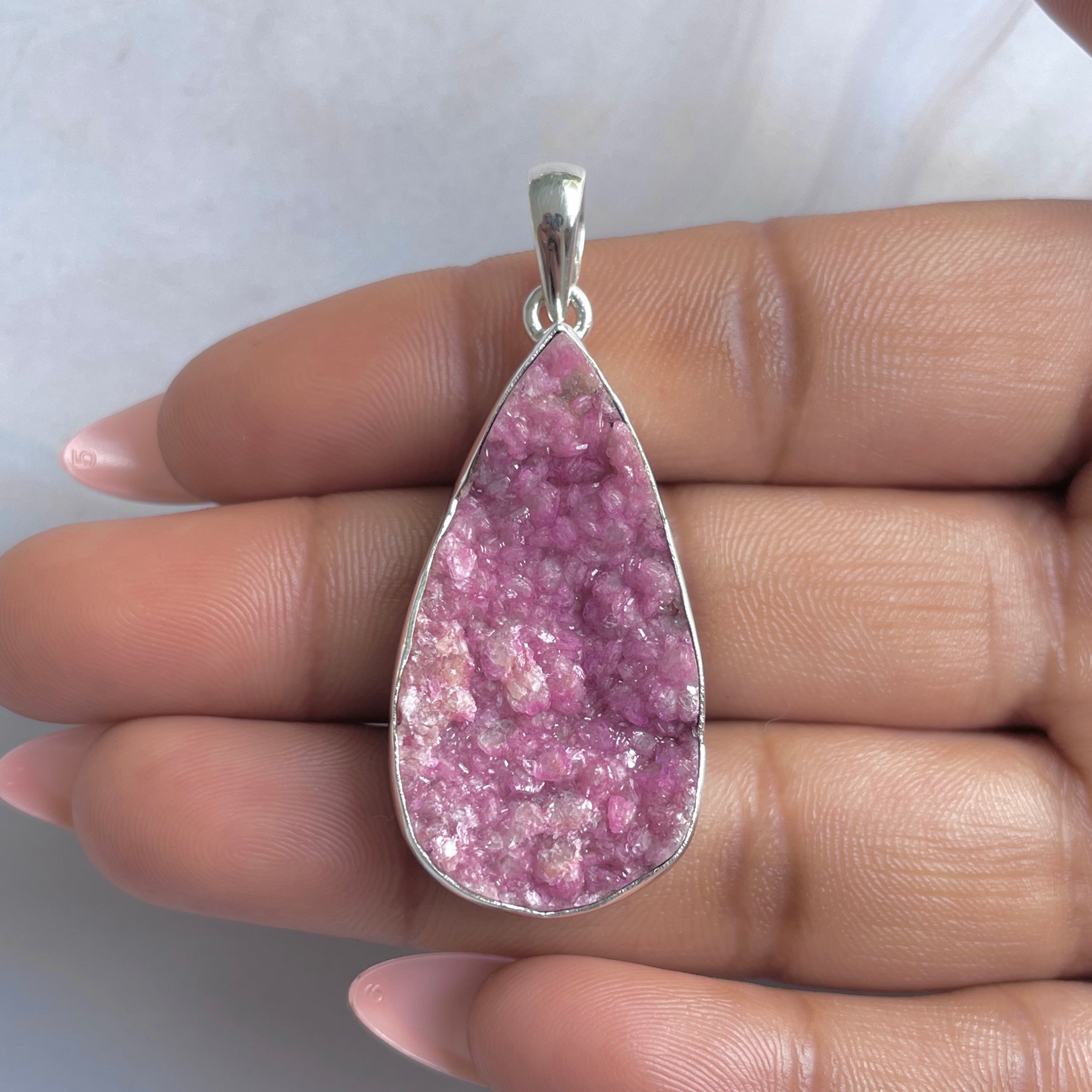 Cobalt Calcite Pendant-(CBC-P-76.)