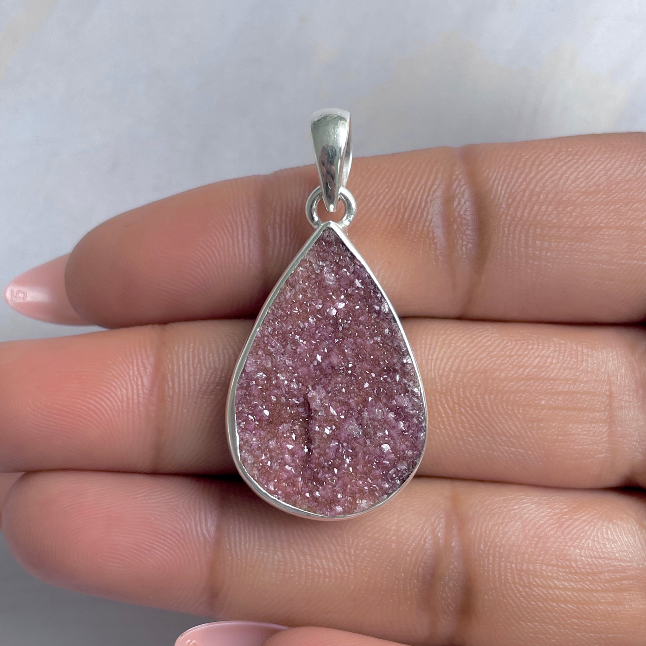 Cobalt Calcite Pendant-(CBC-P-78.)