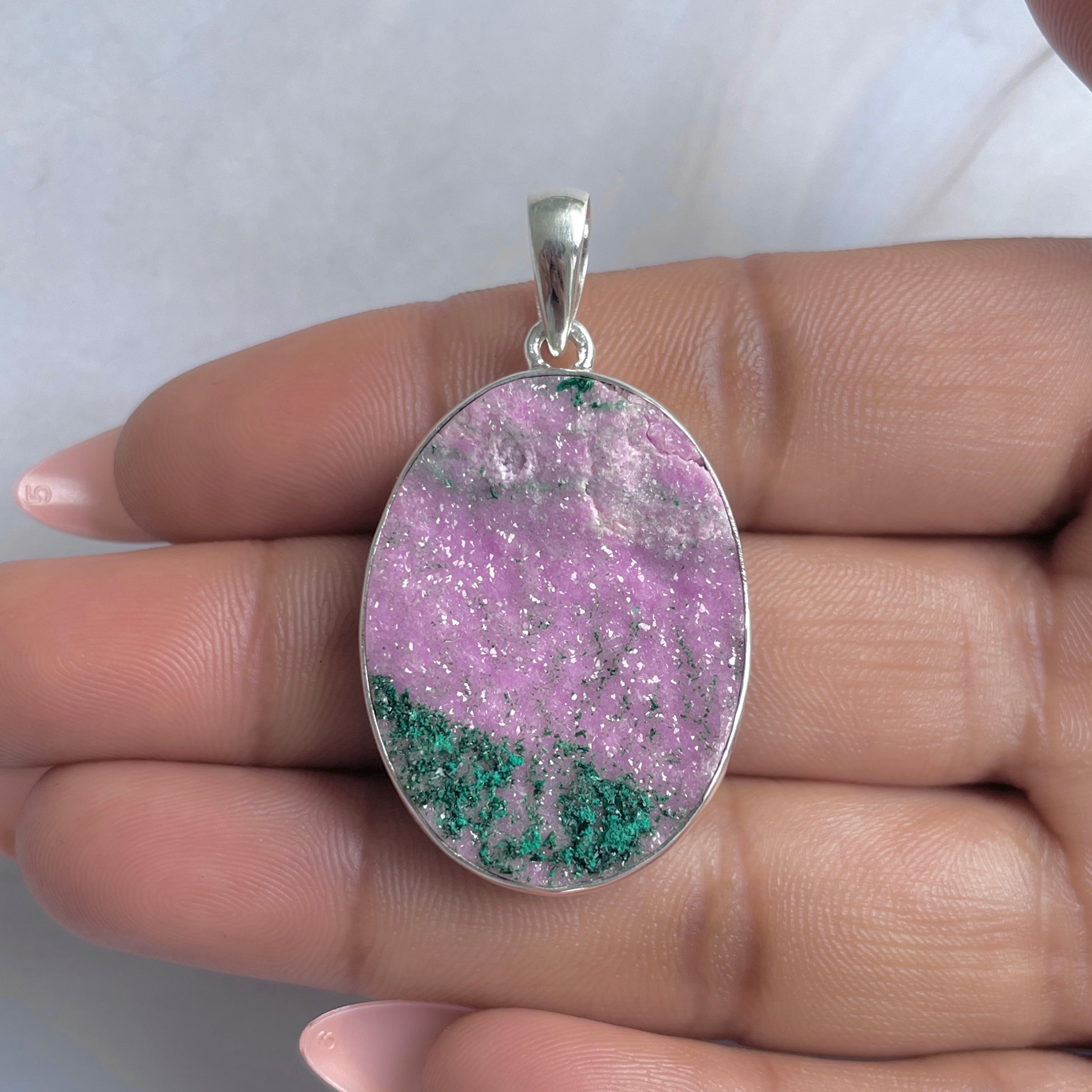 Cobalt Calcite Pendant-(CBC-P-79.)
