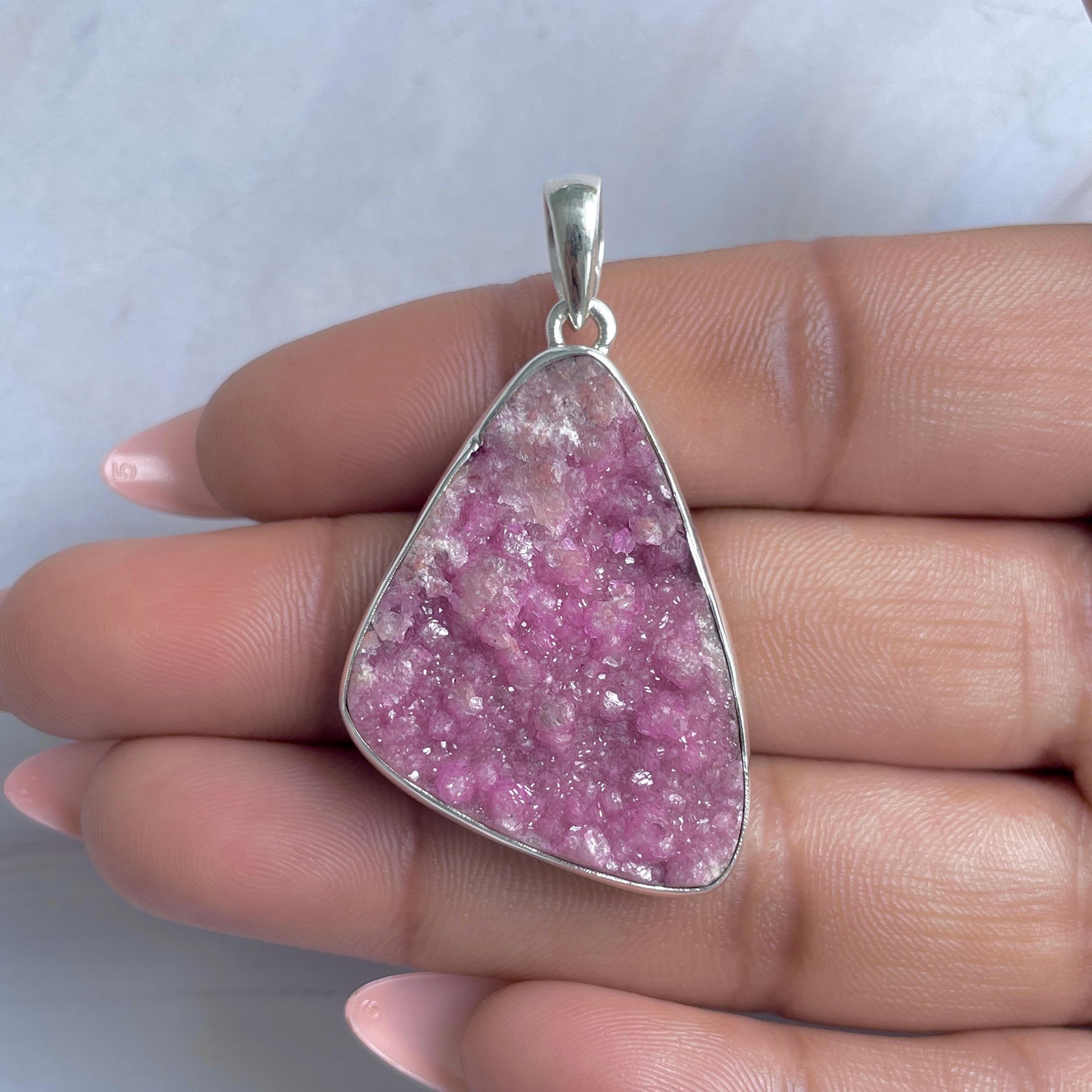 Cobalt Calcite Pendant-(CBC-P-82.)